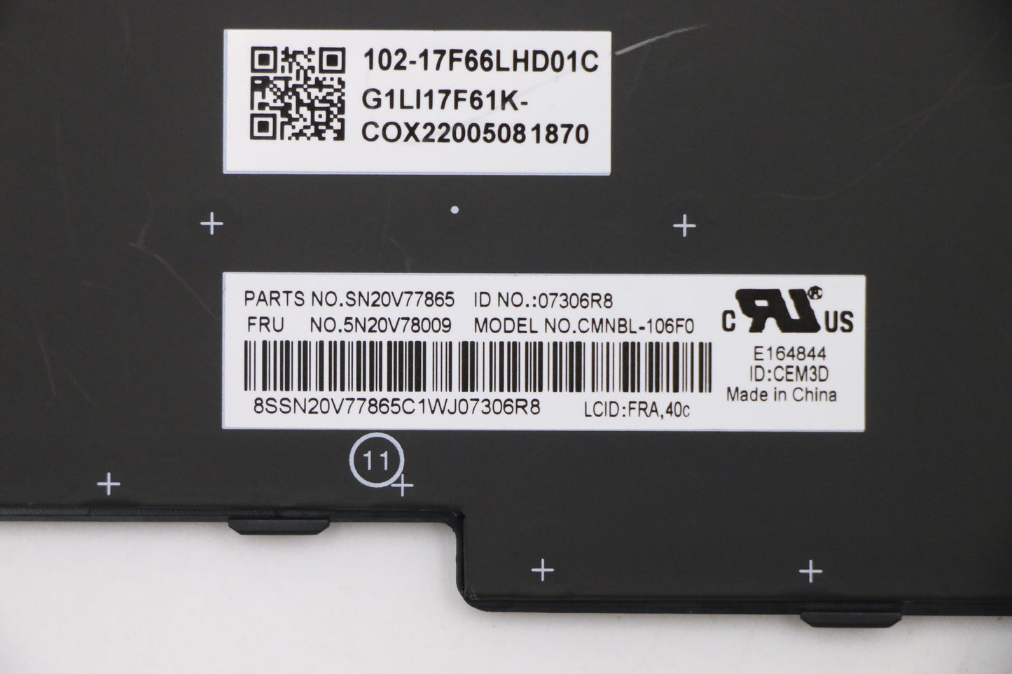 Lenovo Cmnm-Cs20,Bk-Bl,Chy,Fra - 5N20V78009