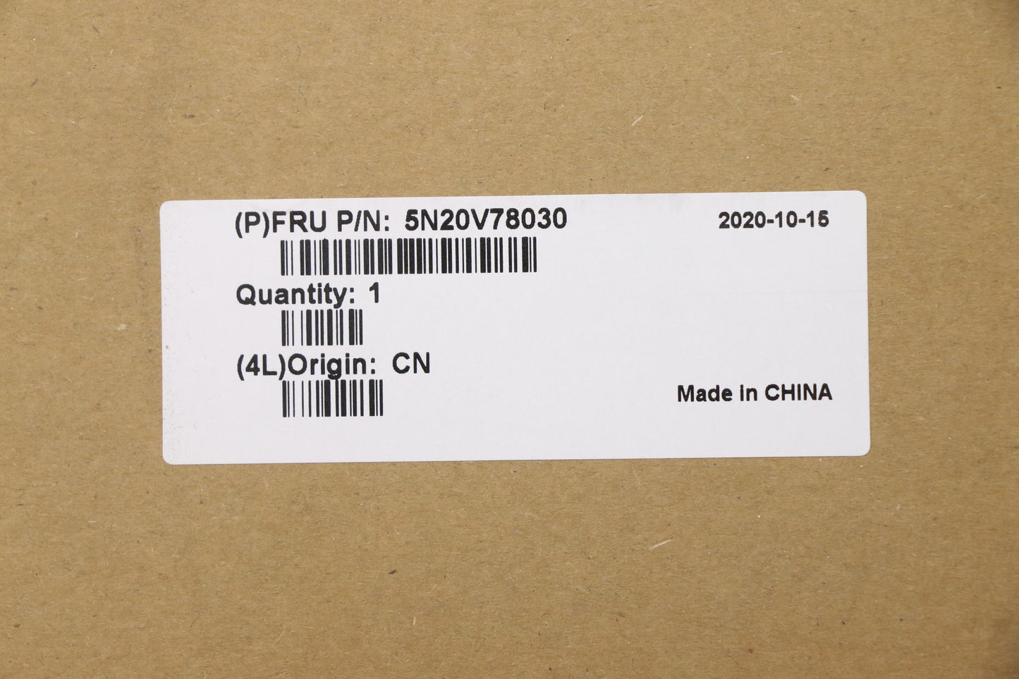 Lenovo Cmnm-Cs20,Bk-Bl,Chy,Ind Eng - 5N20V78030