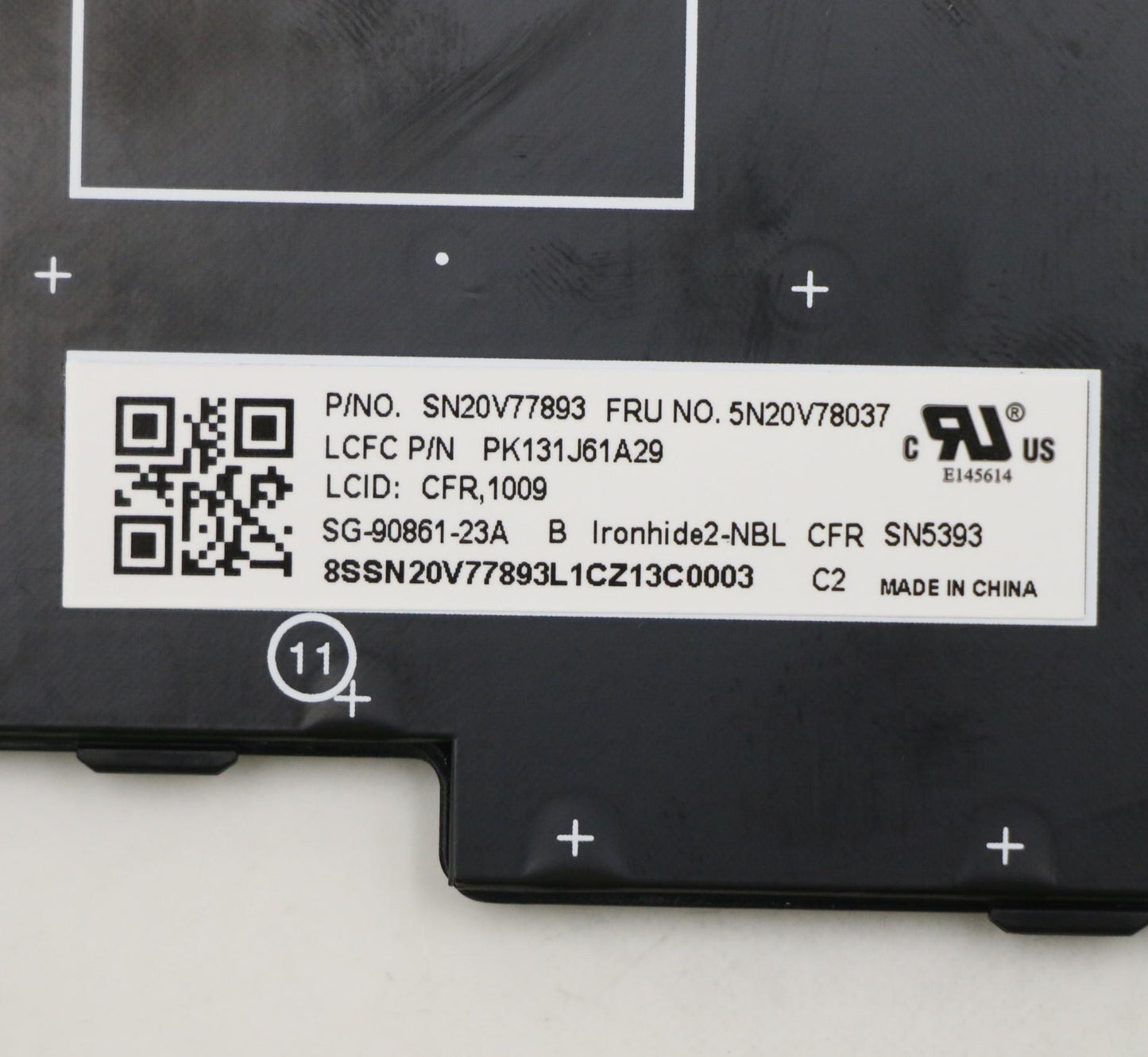 Lenovo Cmnm-Cs20,Bk-Nbl,Ltn,058 Fra - 5N20V78037