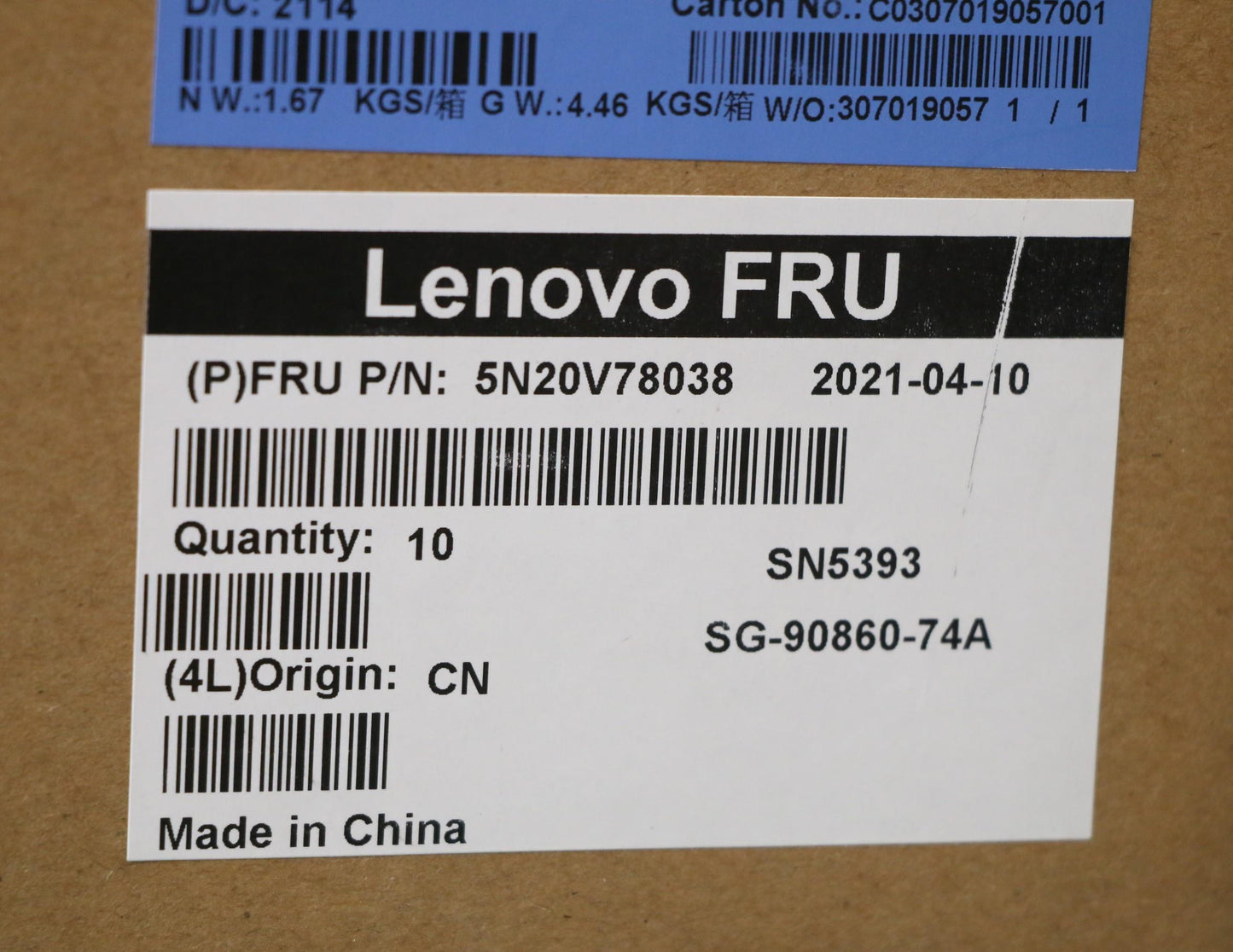 Lenovo Cmnm-Cs20,Bk-Nbl,Ltn,La Spa - 5N20V78038
