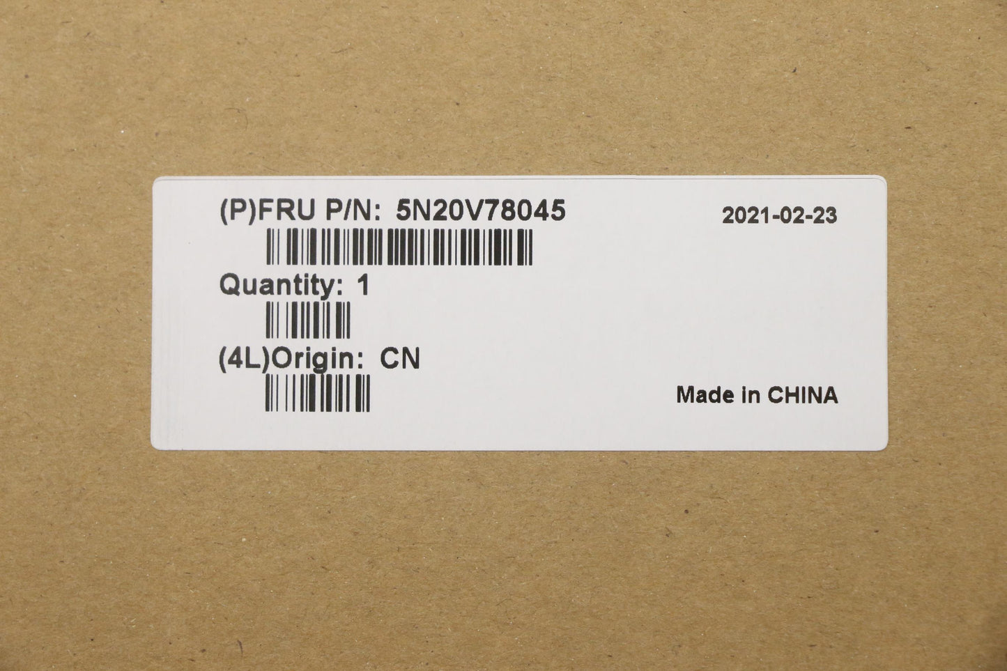 Lenovo Cmnm-Cs20,Bk-Nbl,Ltn,Fra - 5N20V78045