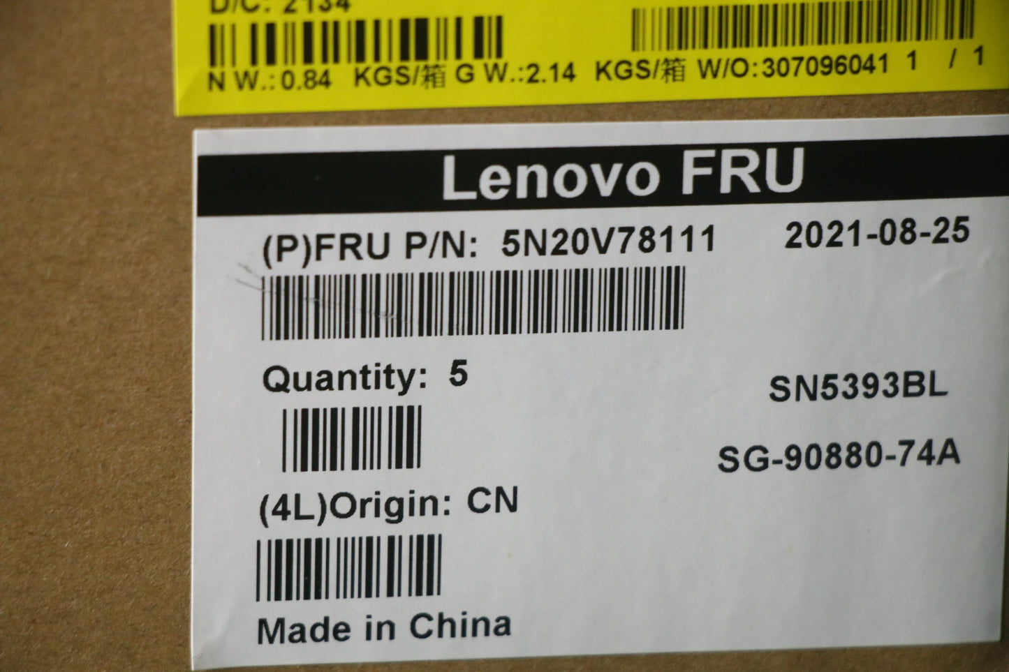 Lenovo Cmnm-Cs20,Bk-Bl,Ltn,La Spa - 5N20V78111