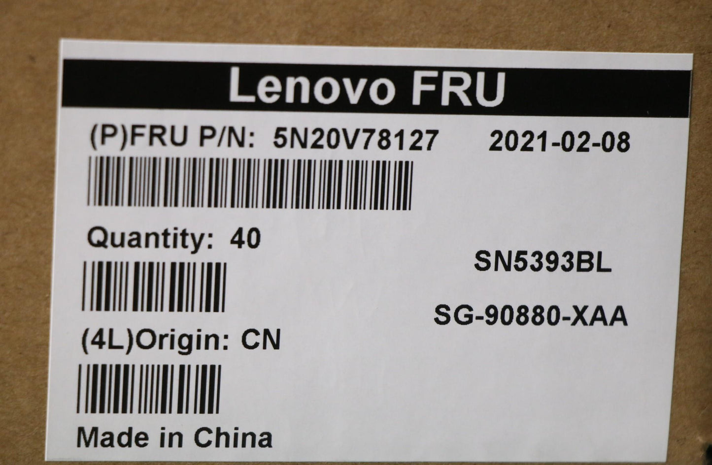 Lenovo Cmnm-Cs20,Bk-Bl,Ltn,Rus - 5N20V78127