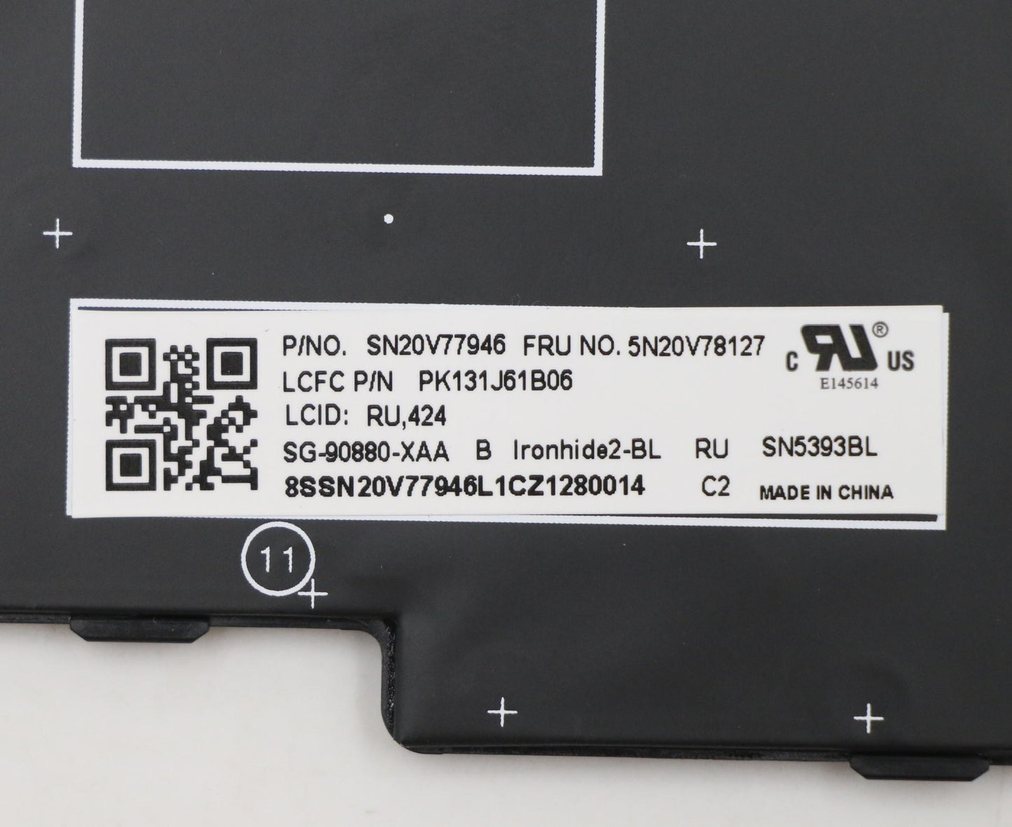 Lenovo Cmnm-Cs20,Bk-Bl,Ltn,Rus - 5N20V78127