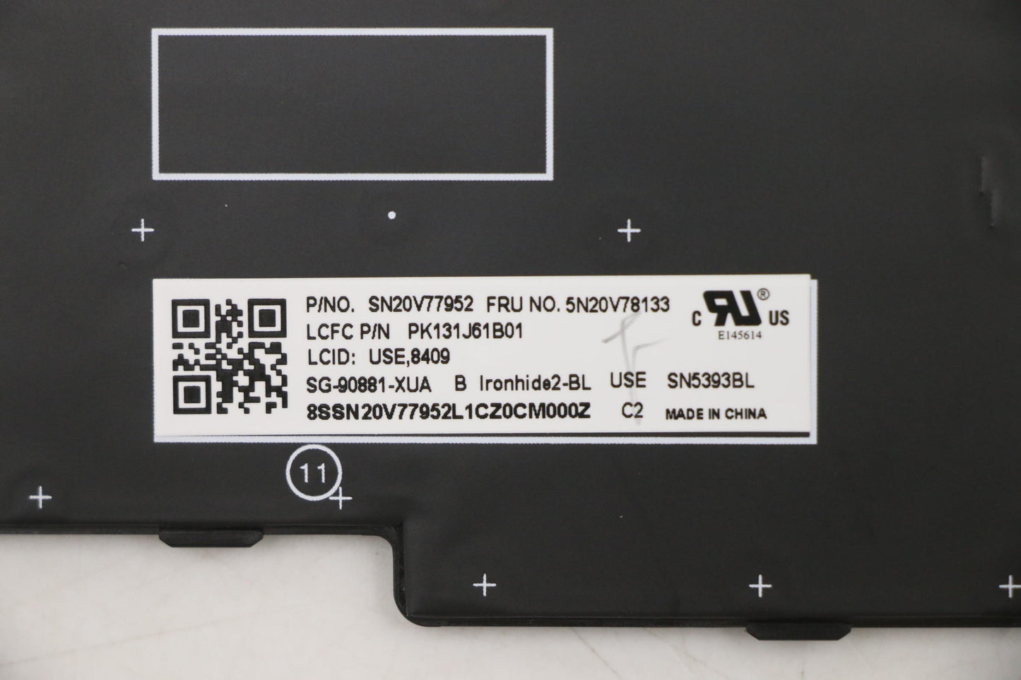 Lenovo Cmnm-Cs20,Bk-Bl,Ltn,Euro Eng - 5N20V78133