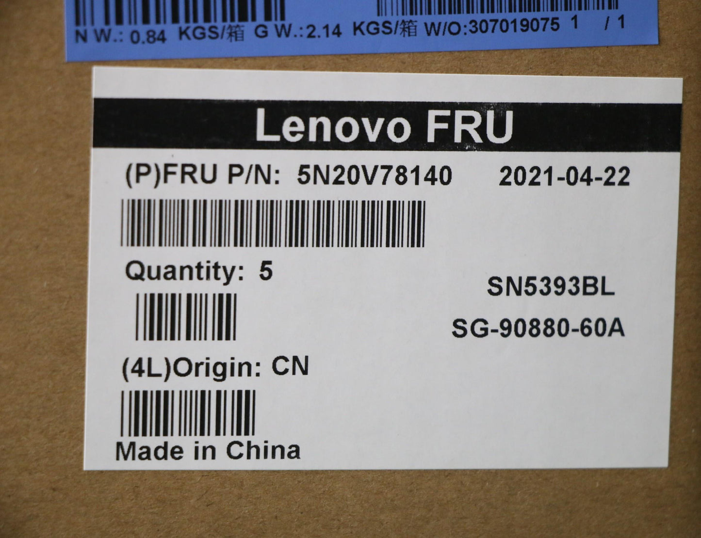 Lenovo Cmnm-Cs20,Bk-Bl,Ltn,Est - 5N20V78140