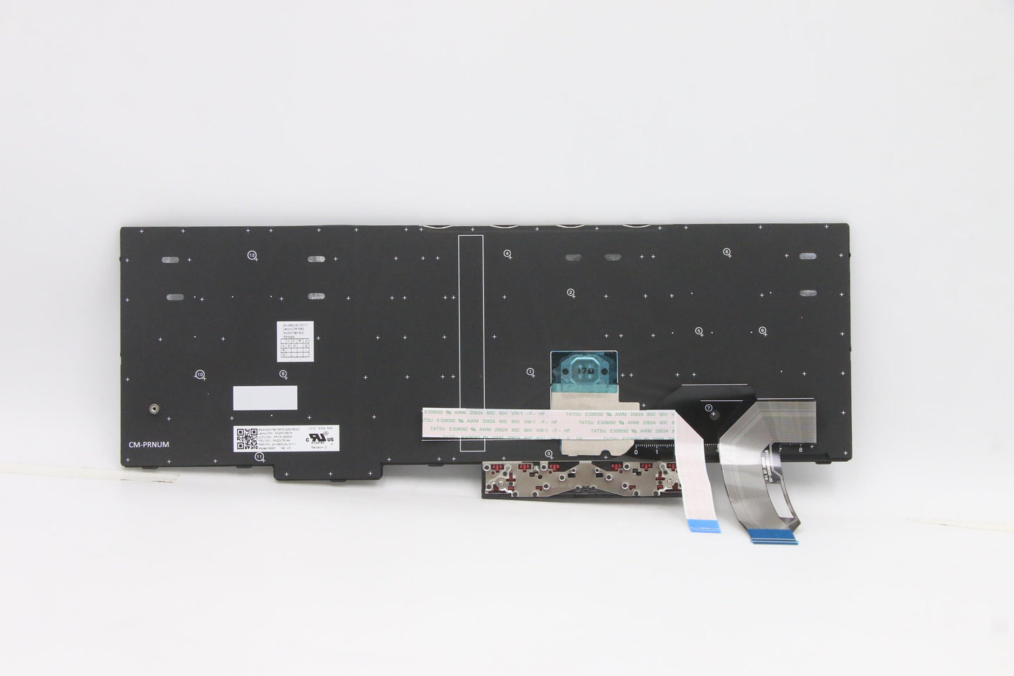 Lenovo Internal Keyboard, USA English, Black, Non-Backlit, with Number Pad - 5N20V78144