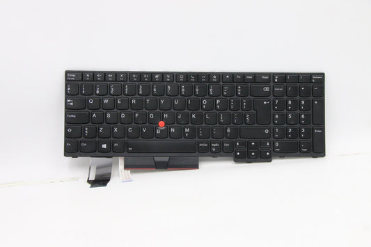 Lenovo Internal Keyboard, Canadian French Layout, Black, Backlit, with Number Pad - 5N20V78909