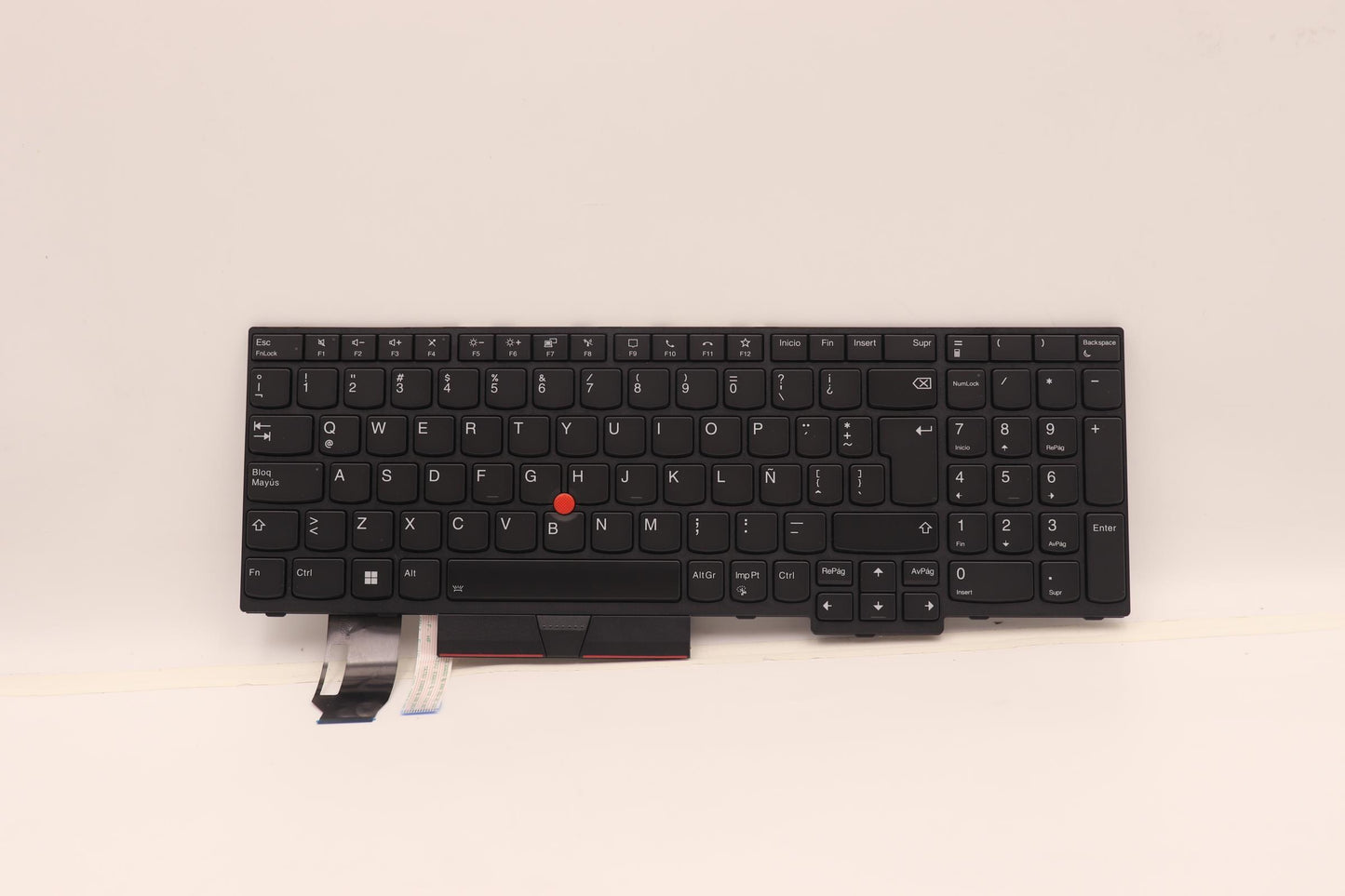 Lenovo Internal Keyboard, Black Backlit, LA SPA Layout - 5N20V78910