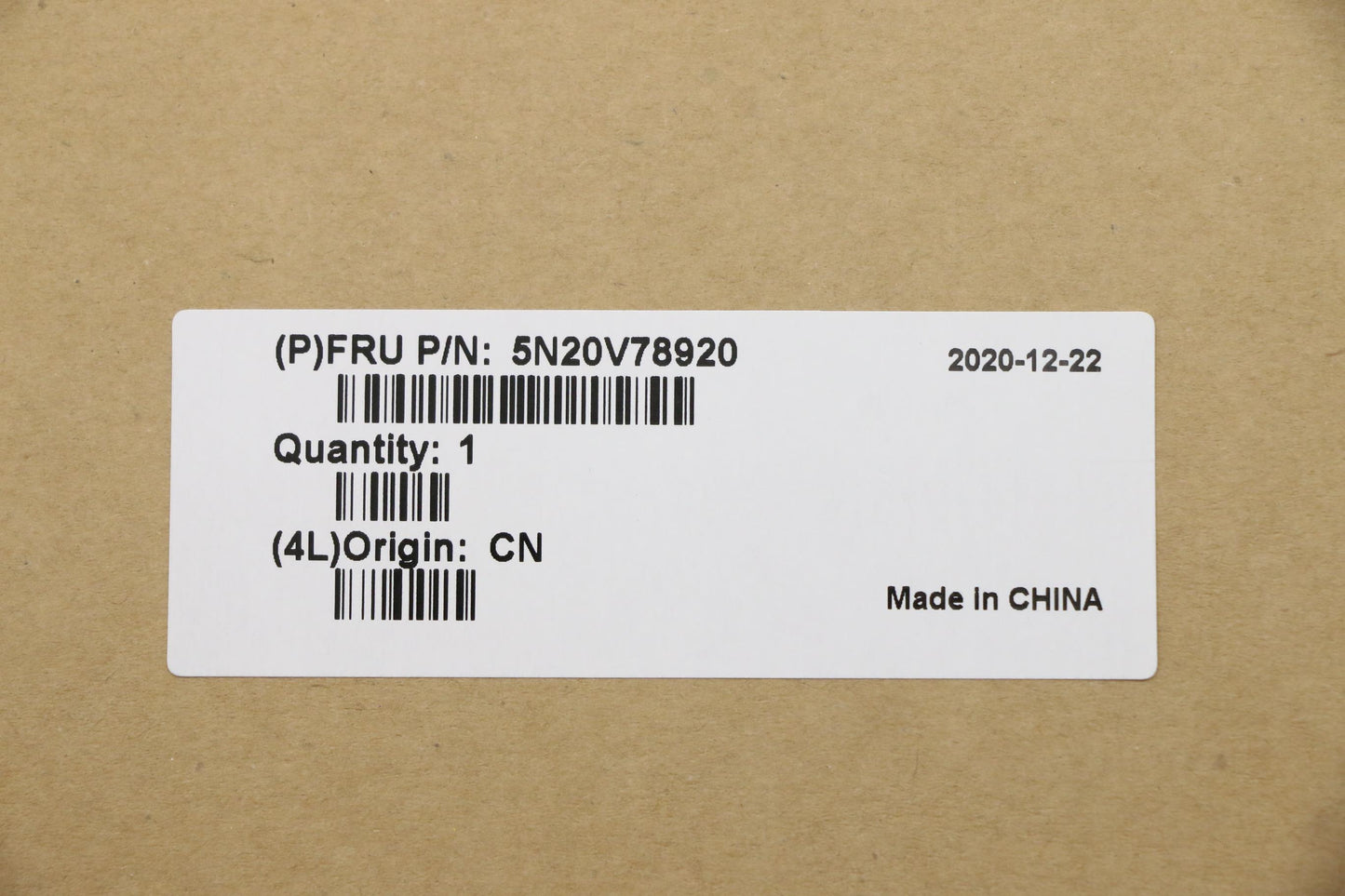 Lenovo Cmnm-Cs20,Bk-Bl,Pmx,Hbw - 5N20V78920