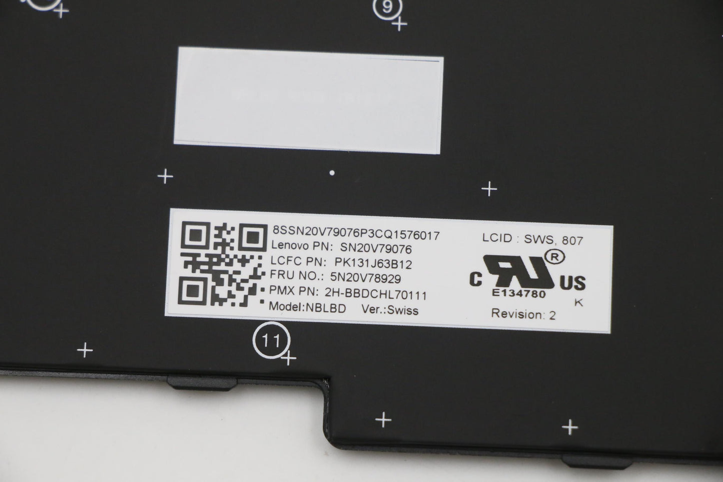 Lenovo Cmnm-Cs20,Bk-Bl,Pmx,Sws - 5N20V78929