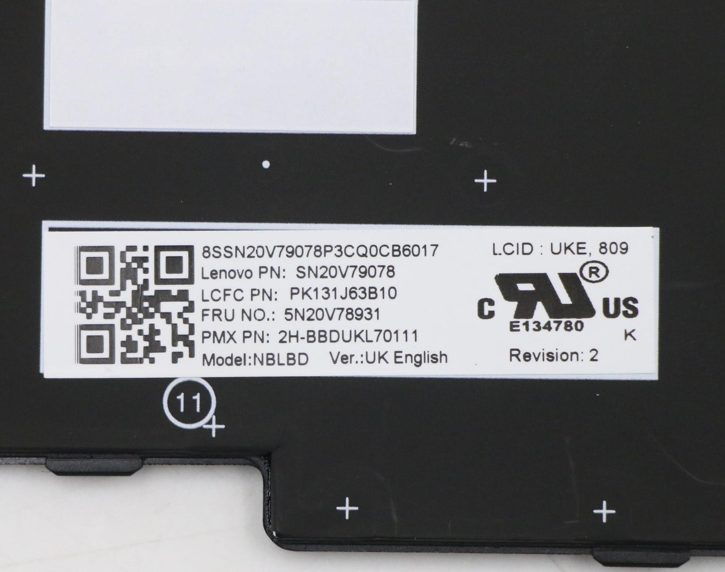 Lenovo Cmnm-Cs20,Bk-Bl,Pmx,Uke - 5N20V78931