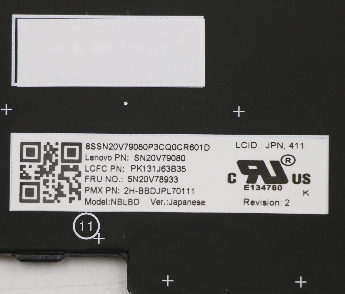 Lenovo Cmnm-Cs20,Bk-Bl,Pmx,Jpn - 5N20V78933
