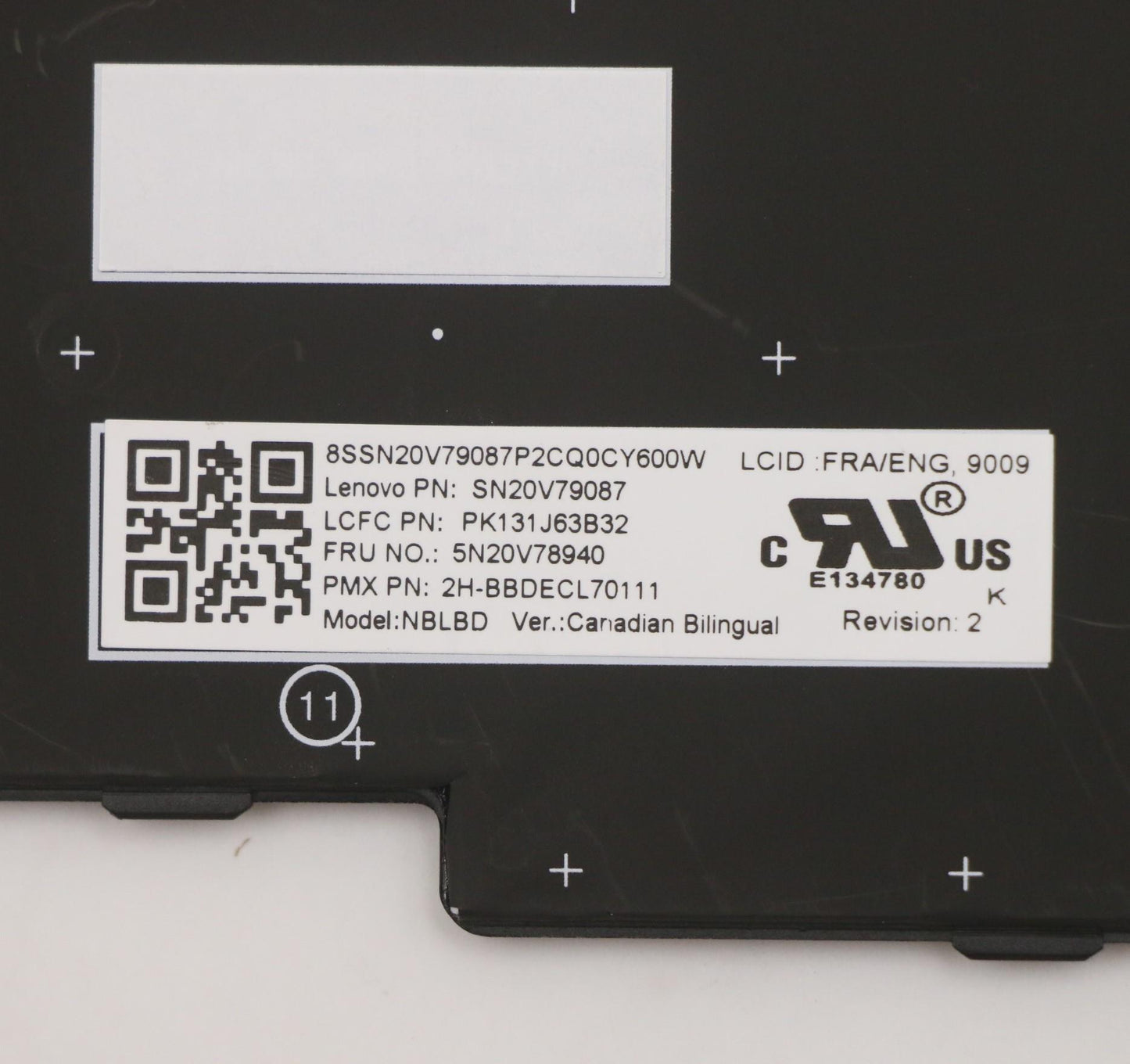 Lenovo Cmnm-Cs20,Bk-Bl,Pmx,Fra/Eng - 5N20V78940
