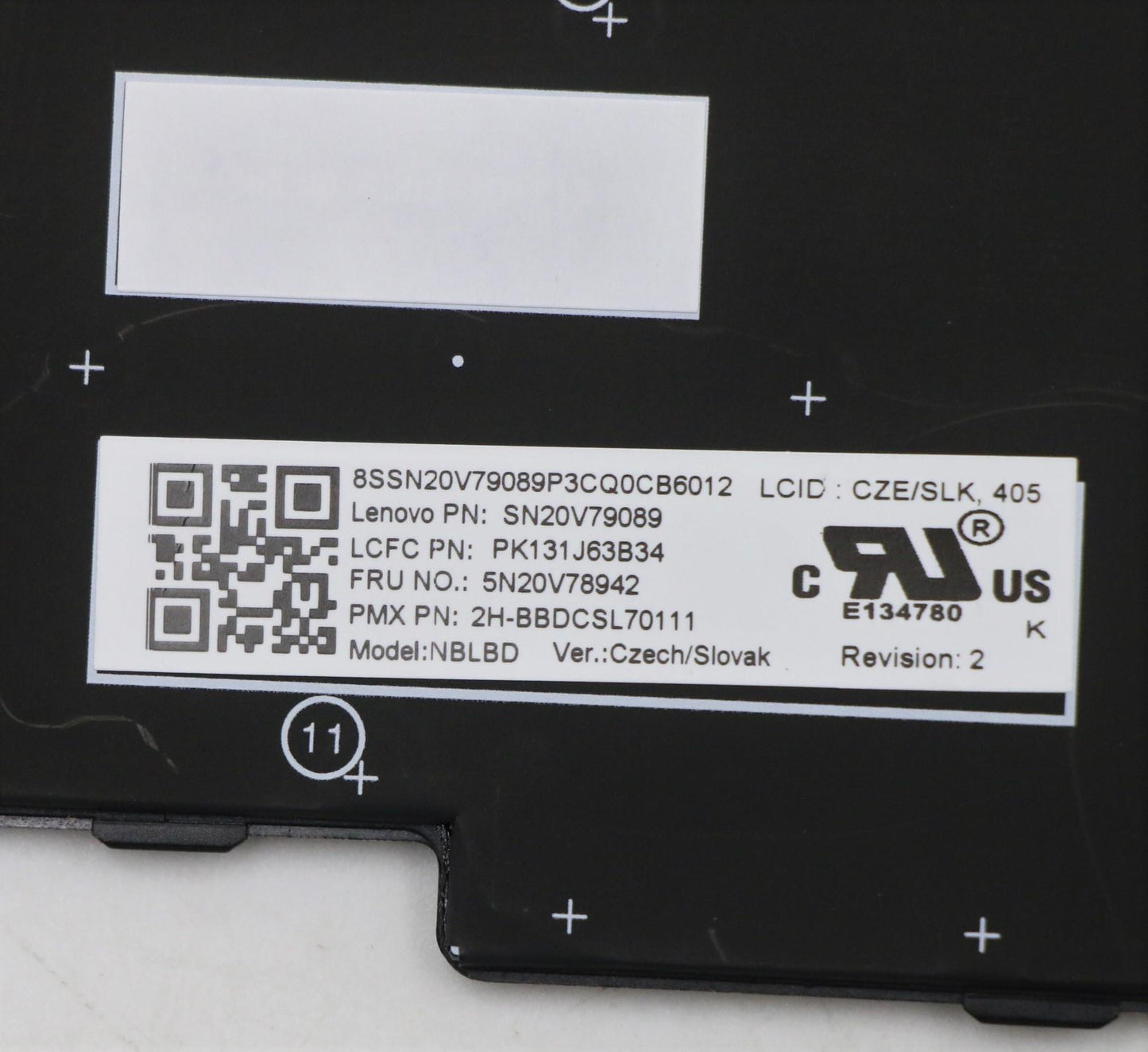 Lenovo Cmnm-Cs20,Bk-Bl,Pmx,Cze/Slk - 5N20V78942