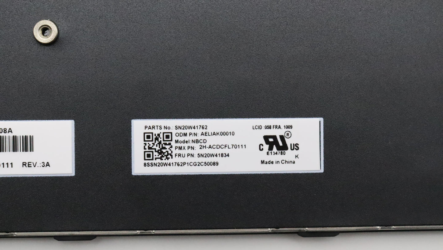 Lenovo 11E Sh Kbd Bk-Nonbl,Pmx,058 Fr - 5N20W41834