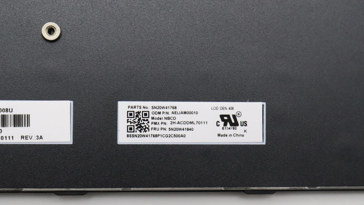 Lenovo 11E Sh Kbd Bk-Nonbl,Pmx,Den - 5N20W41840