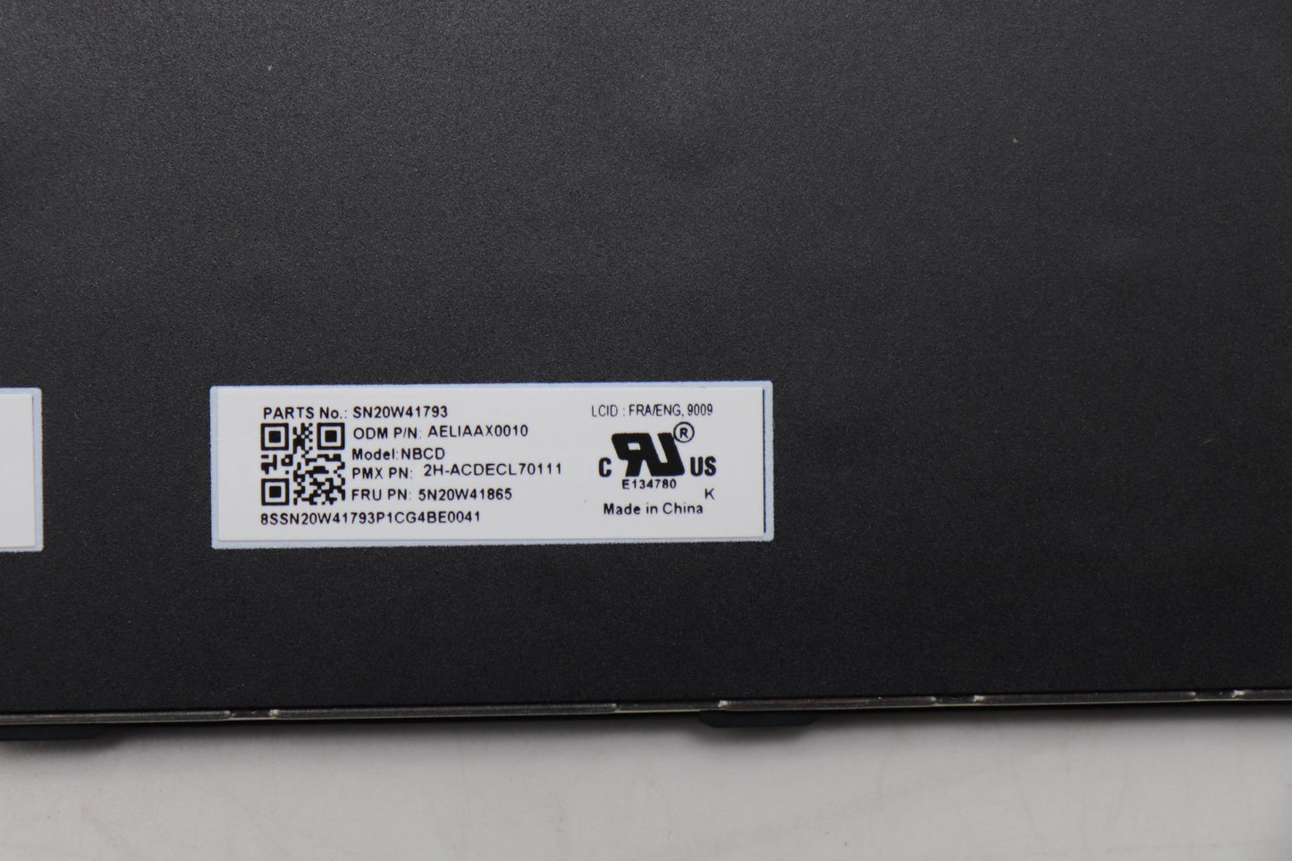 Lenovo 11E Sh Kbd Bk-Nonbl,Pmx,Fra/En - 5N20W41865