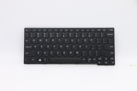 Lenovo Internal Keyboard, USA English, Black, Non-Backlit - 5N20W41868