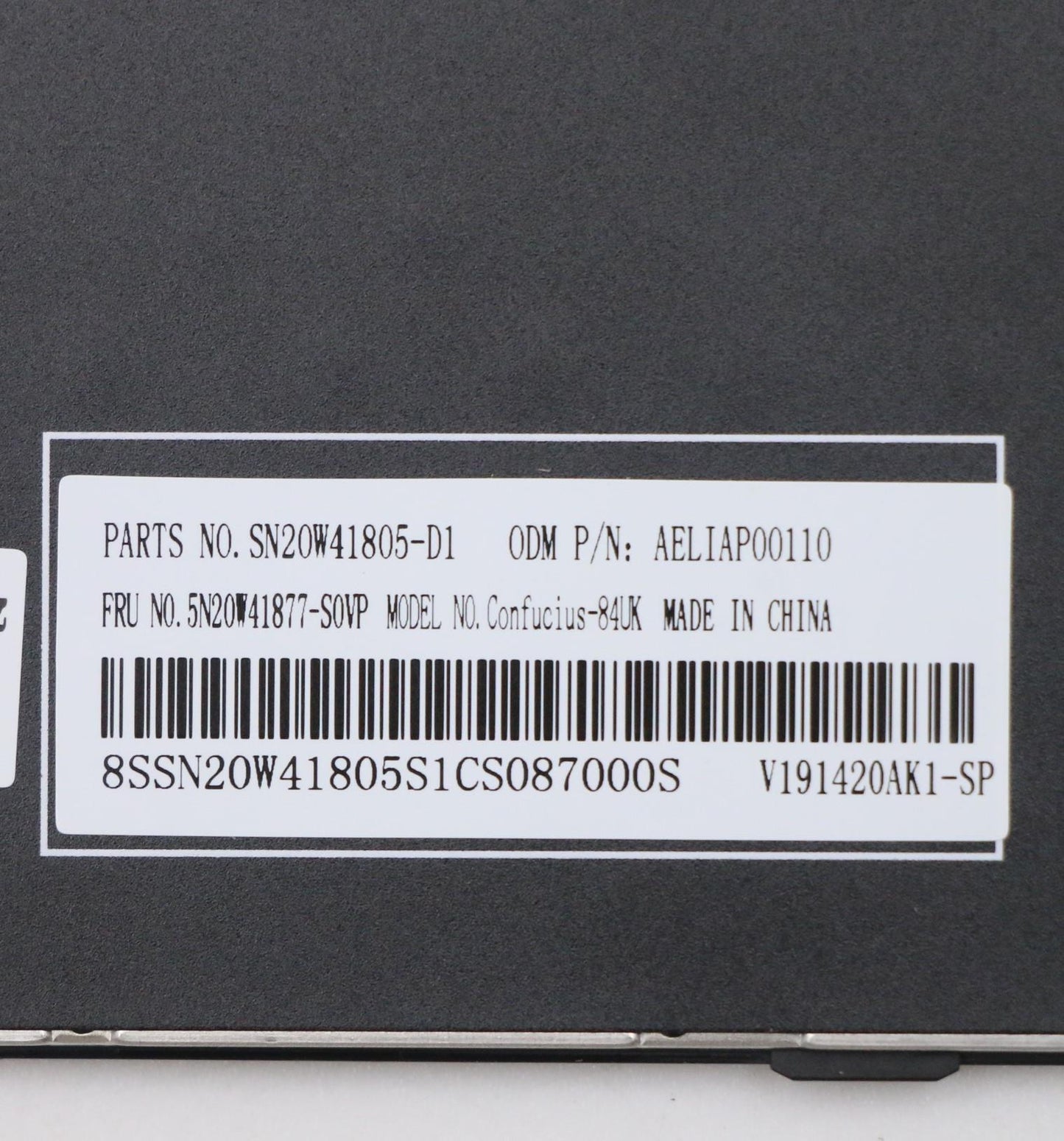 Lenovo 11E Sh Kbd Bk-Bl,Srx,Spa - 5N20W41877