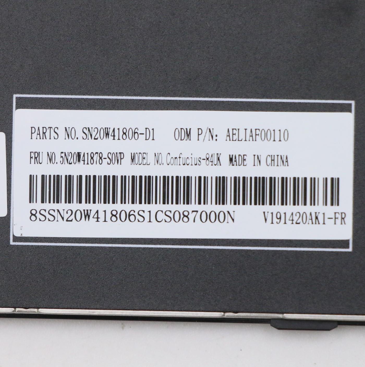 Lenovo 11E Sh Kbd Bk-Bl,Srx,Fra - 5N20W41878