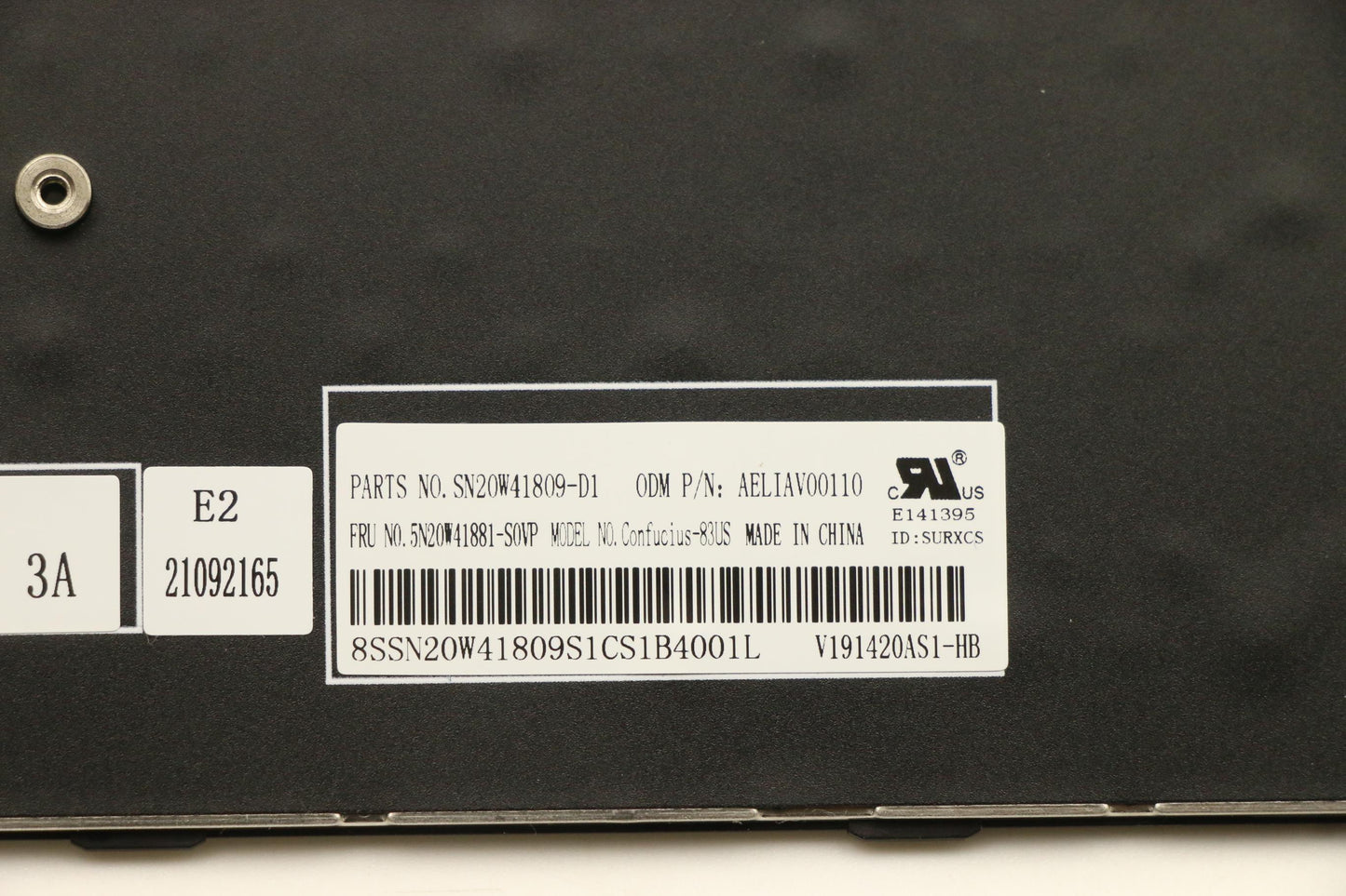 Lenovo 11E Sh Kbd Bk-Bl,Srx,Hbw - 5N20W41881