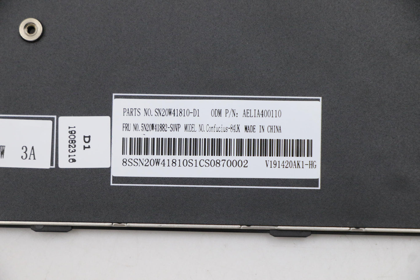Lenovo 11E Sh Kbd Bk-Bl,Srx,Hun - 5N20W41882