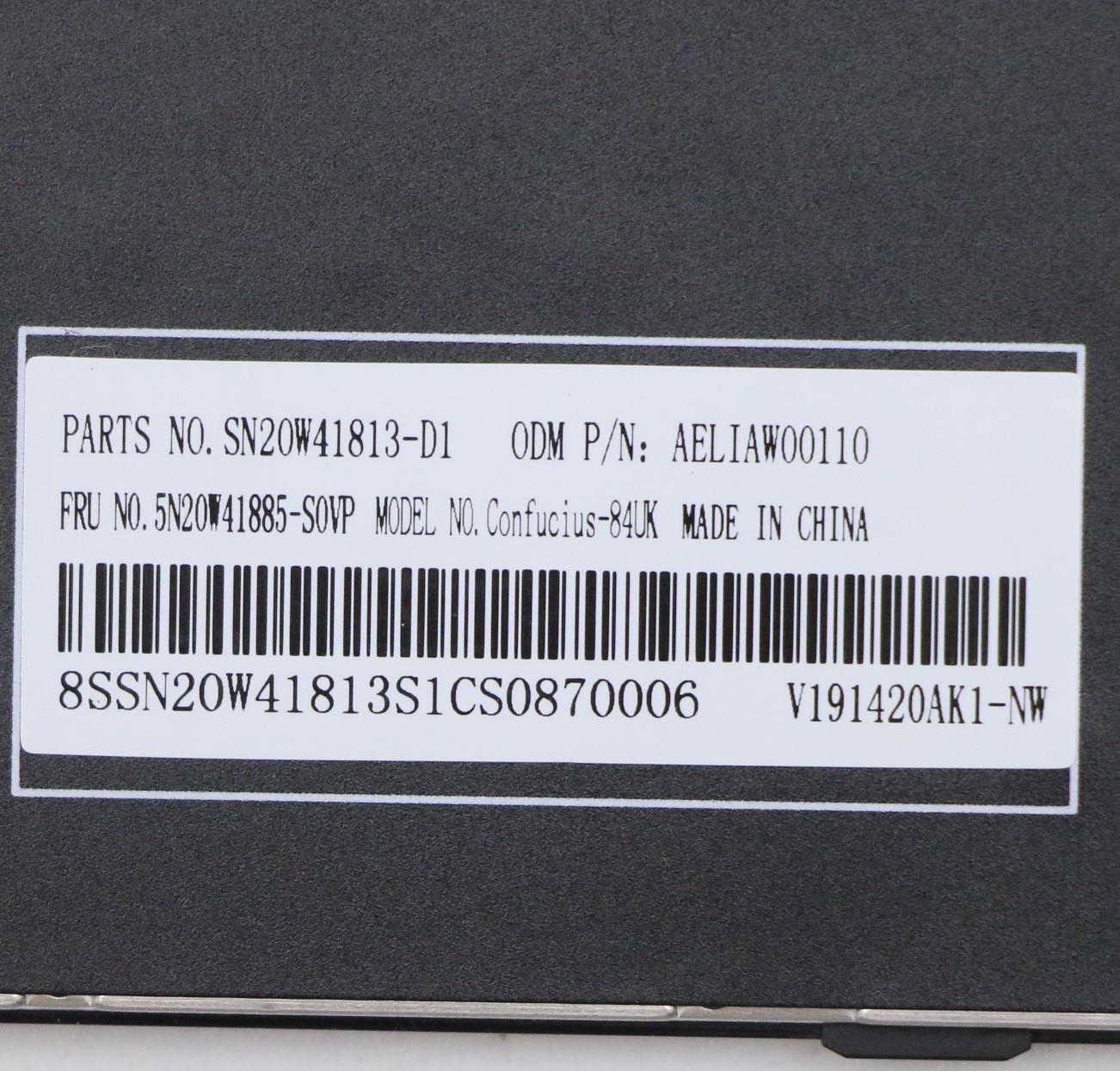 Lenovo 11E Sh Kbd Bk-Bl,Srx,Nor - 5N20W41885