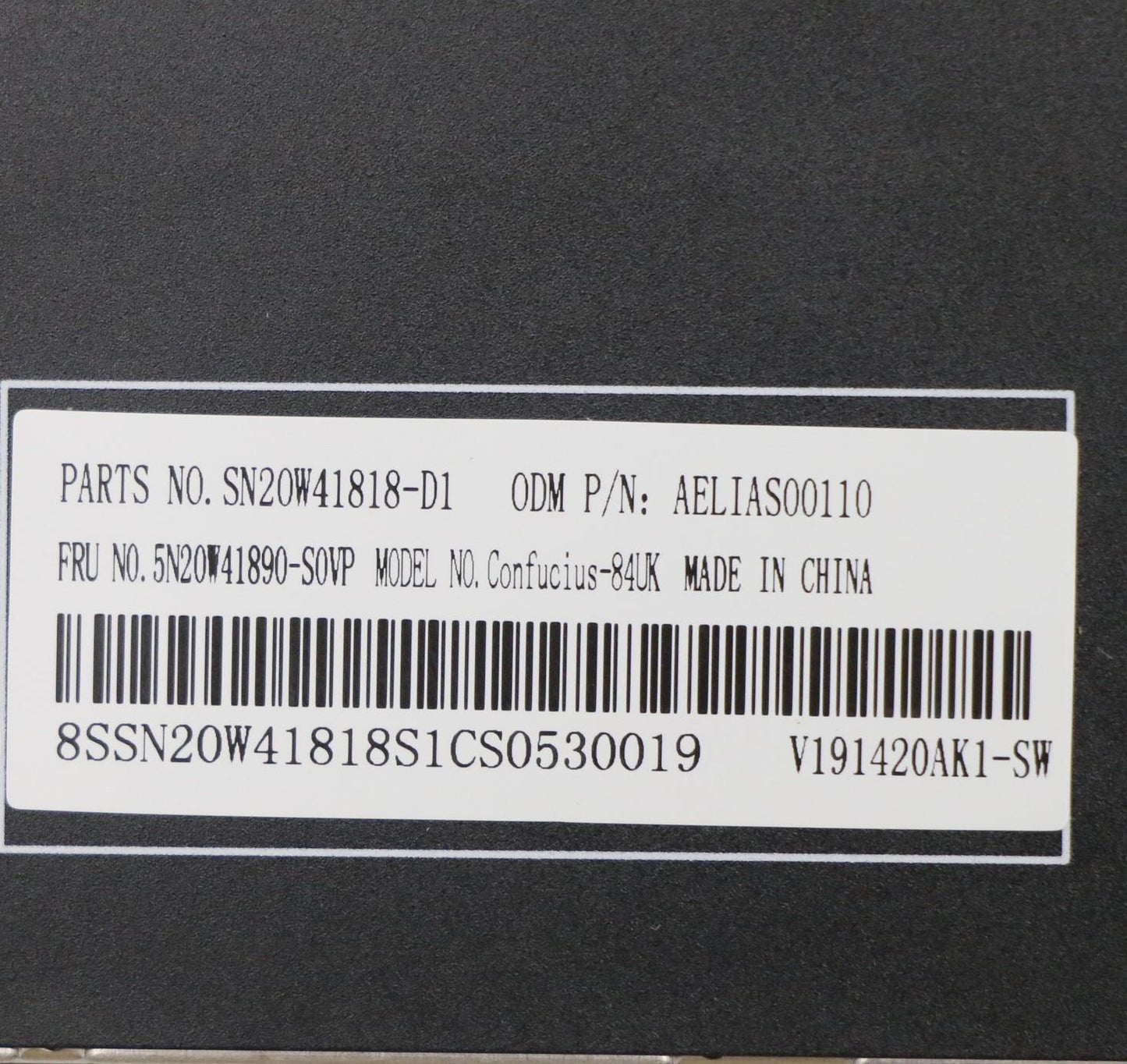 Lenovo 11E Sh Kbd Bk-Bl,Srx,Sws - 5N20W41890