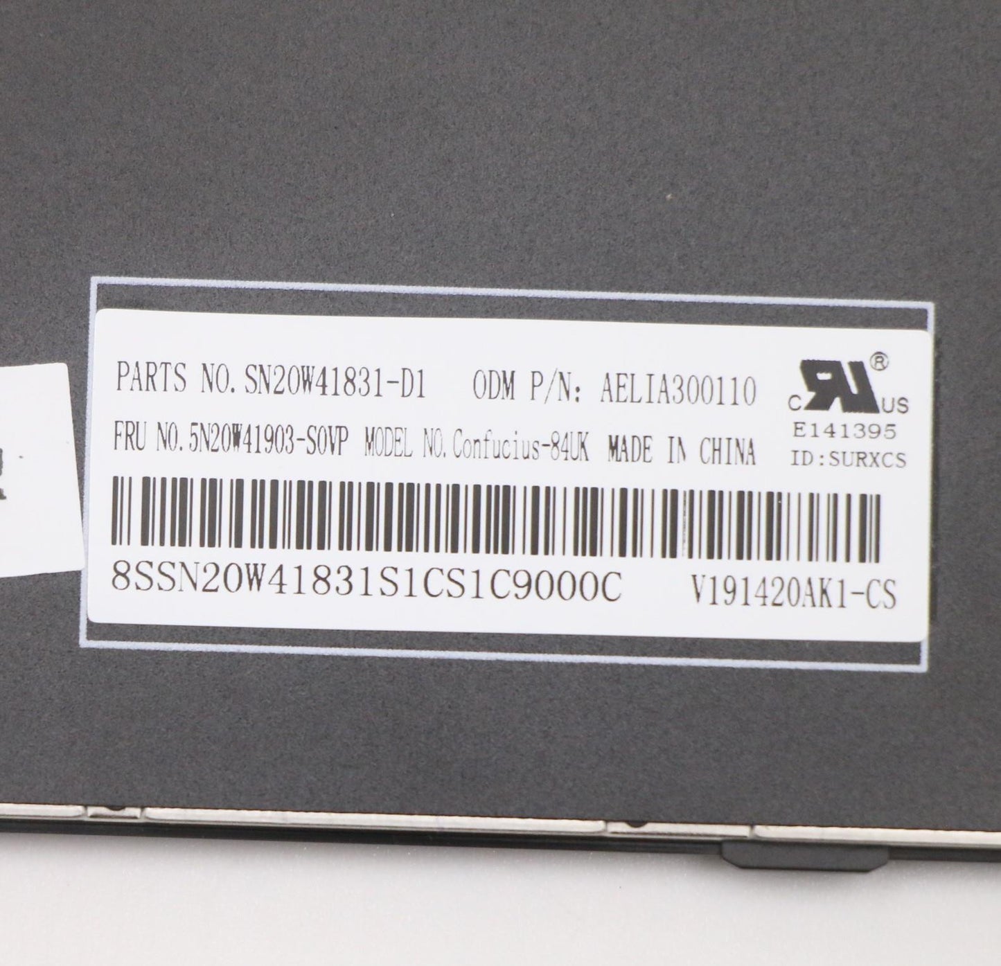 Lenovo 11E Sh Kbd Bk-Bl,Srx,Cze/Slk - 5N20W41903