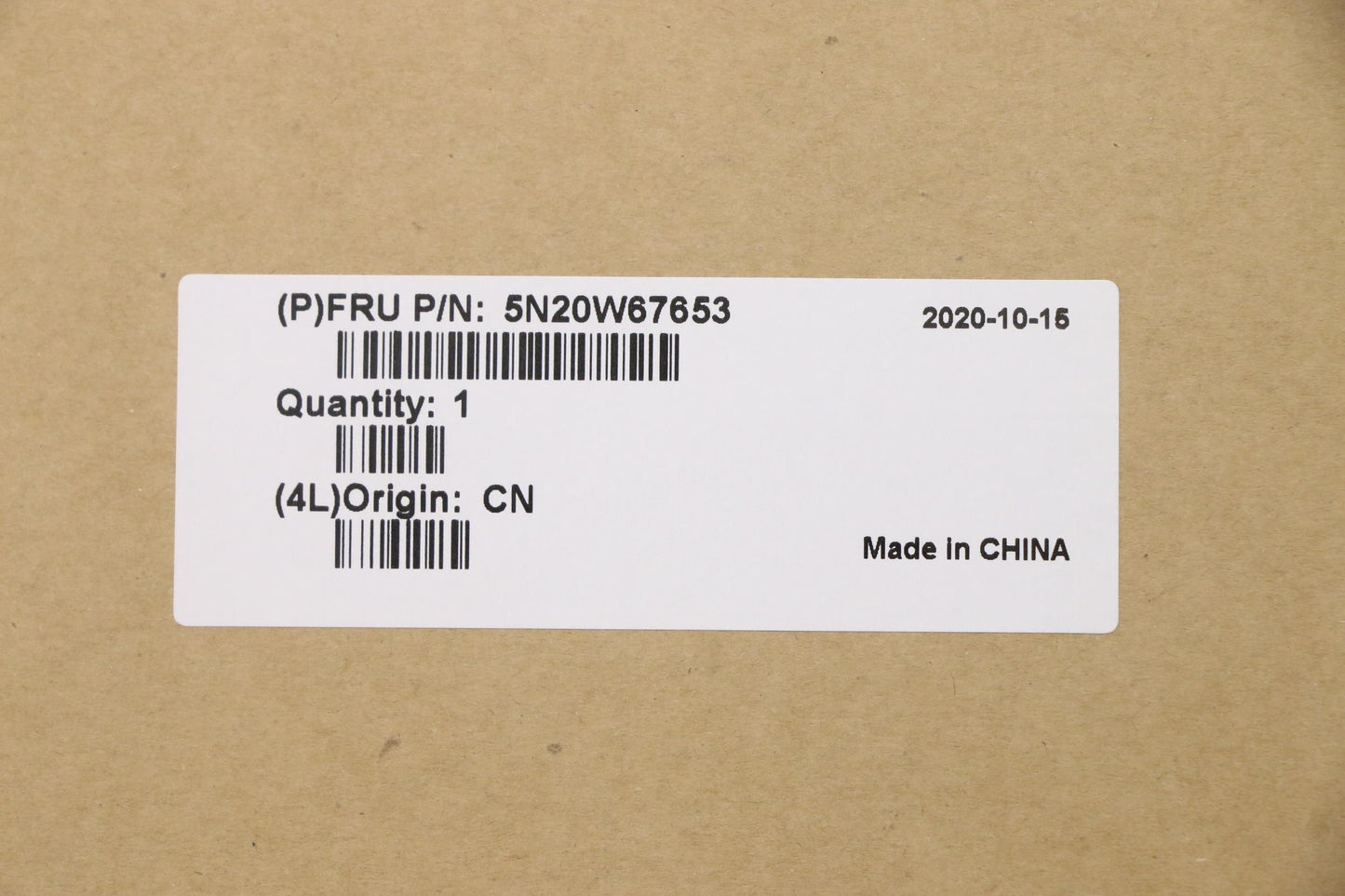 Lenovo Keyboard, Internal - 5N20W67653