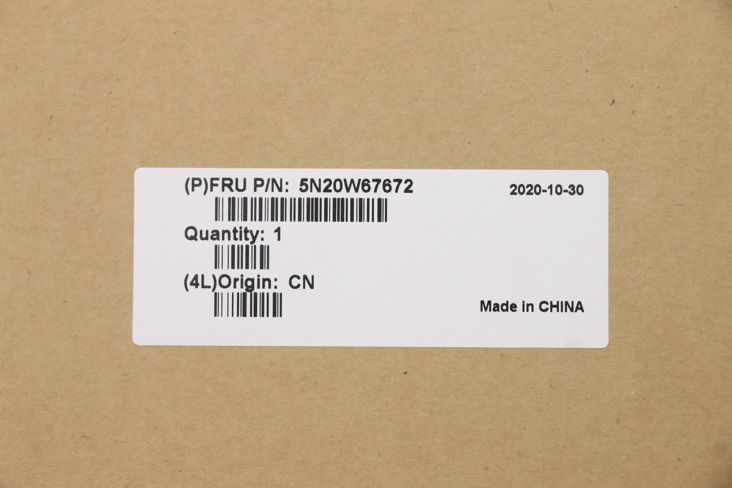 Lenovo Keyboard, Internal - 5N20W67672