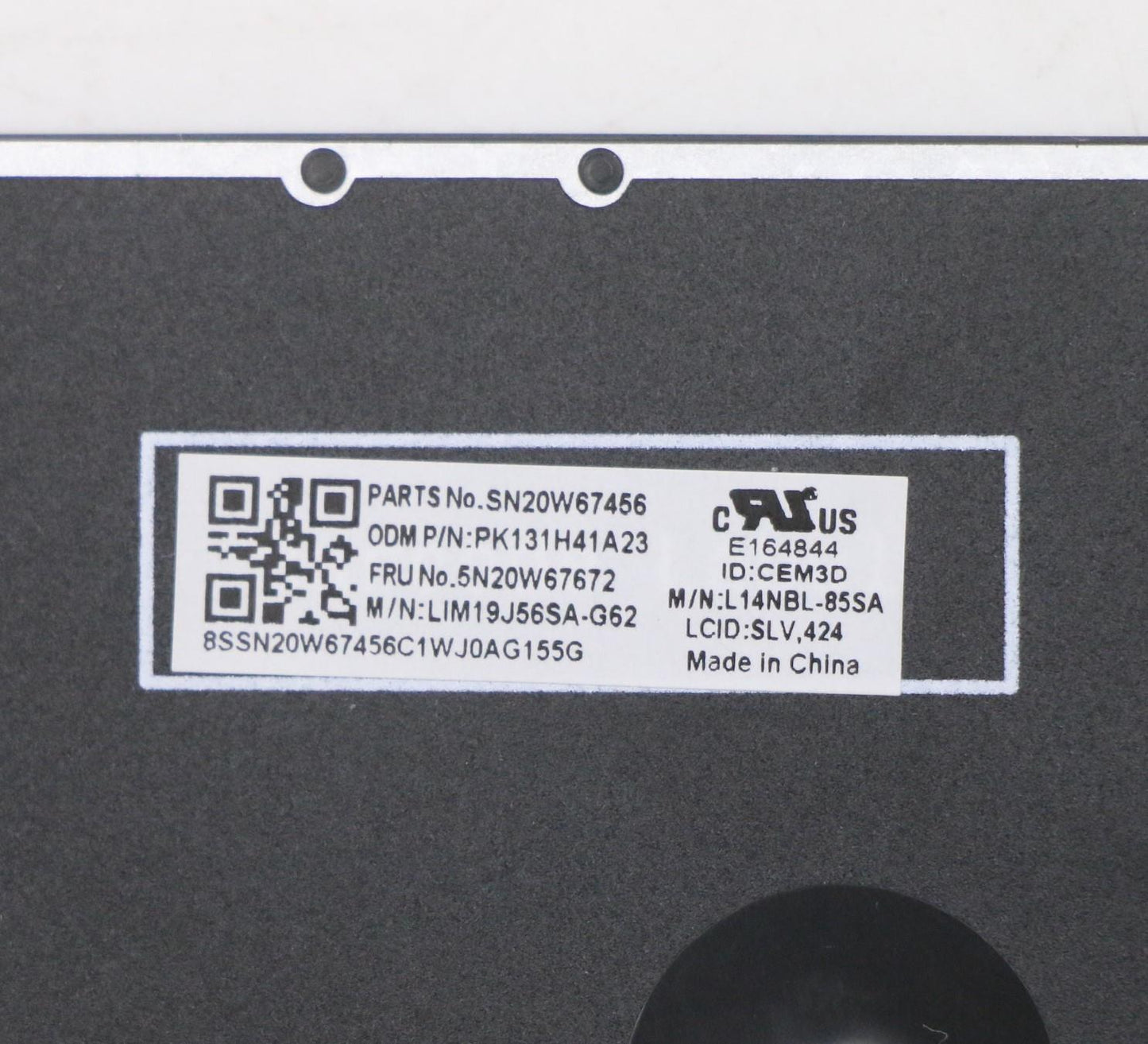 Lenovo Keyboard, Internal - 5N20W67672