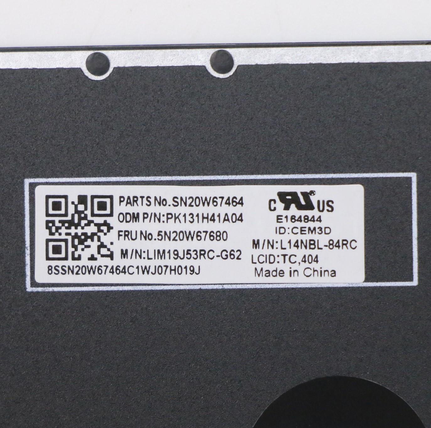 Lenovo Keyboard, Internal - 5N20W67680