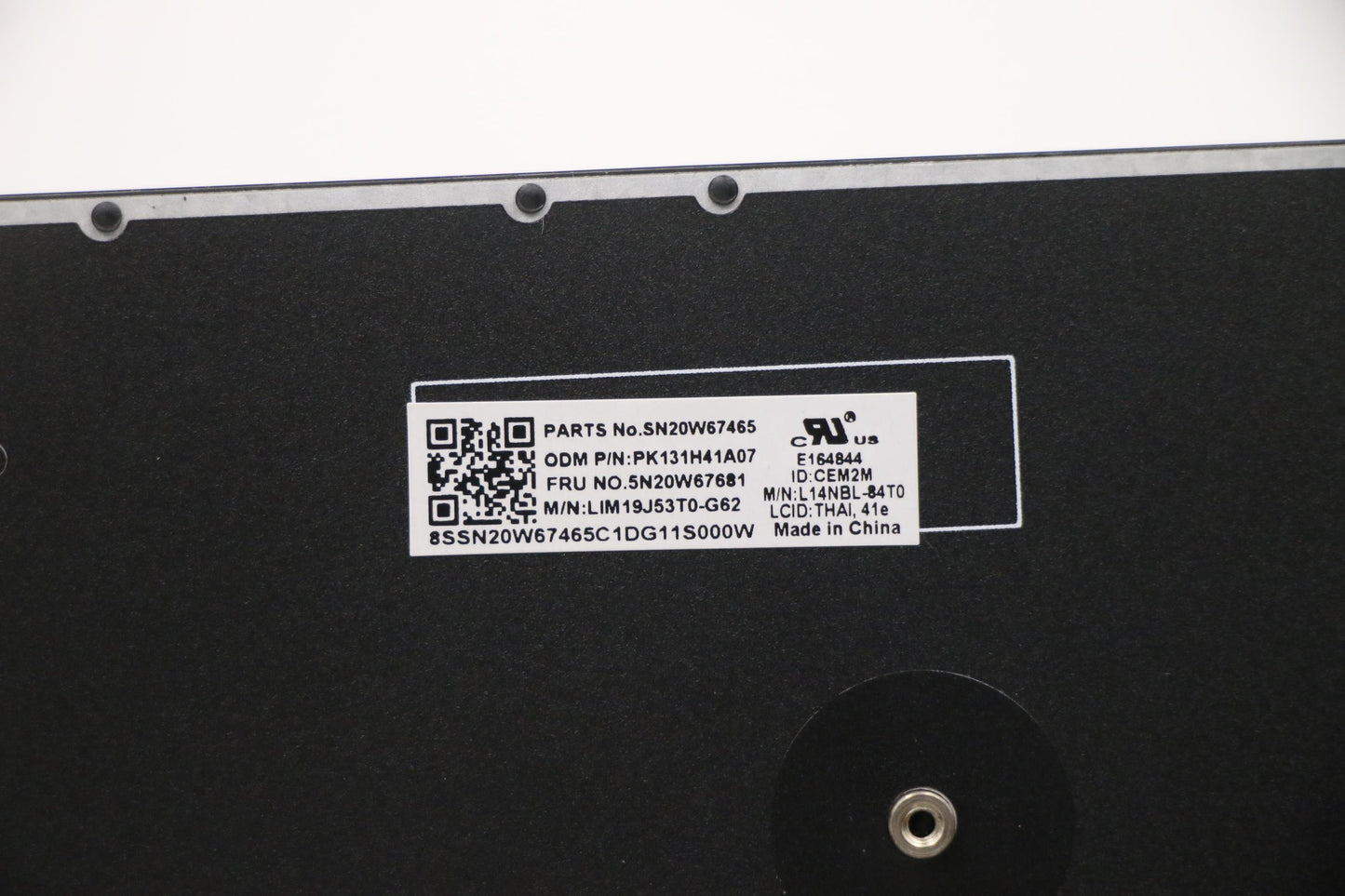 Lenovo Keyboard, Internal - 5N20W67681