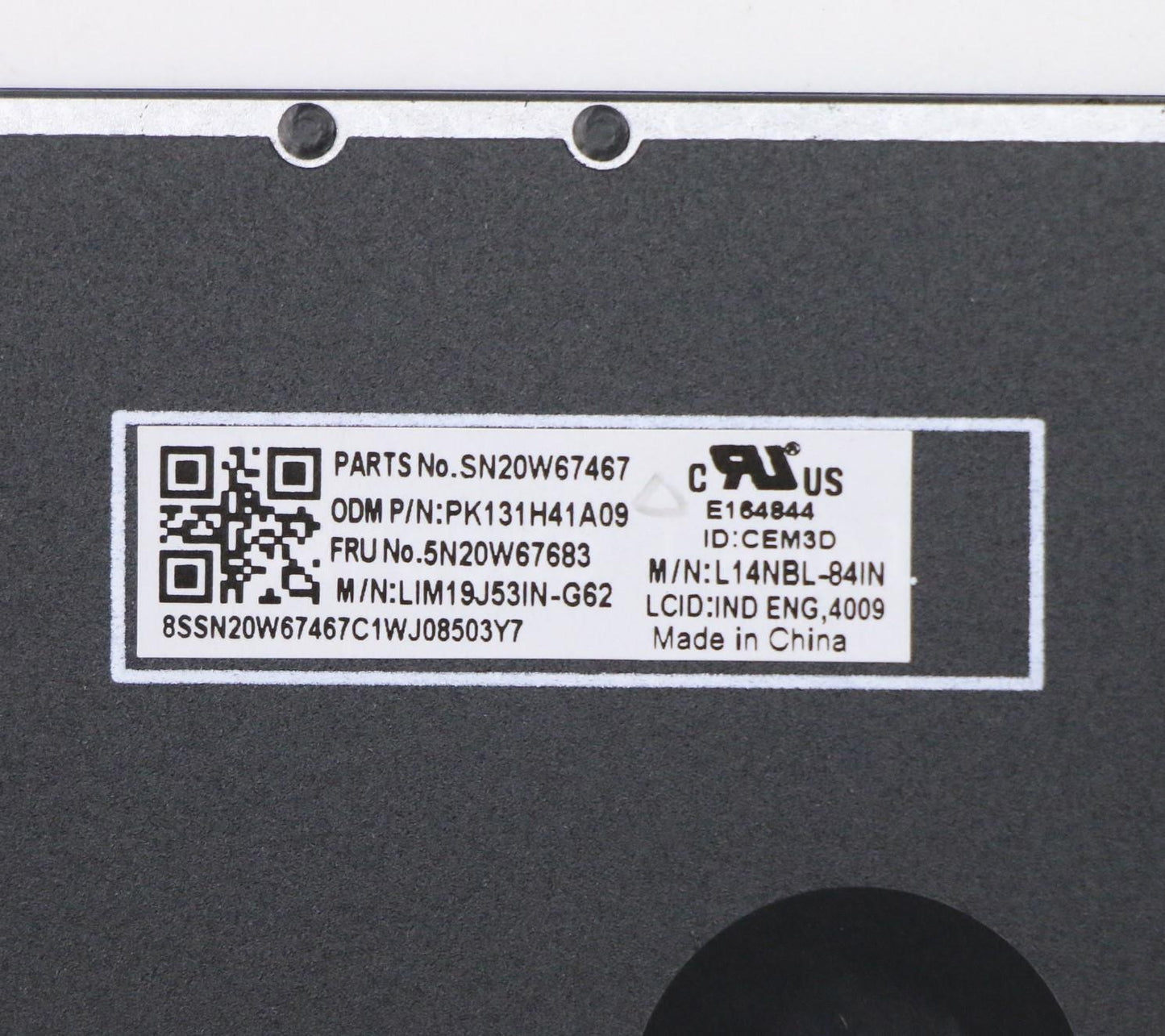 Lenovo Keyboard, Internal - 5N20W67683