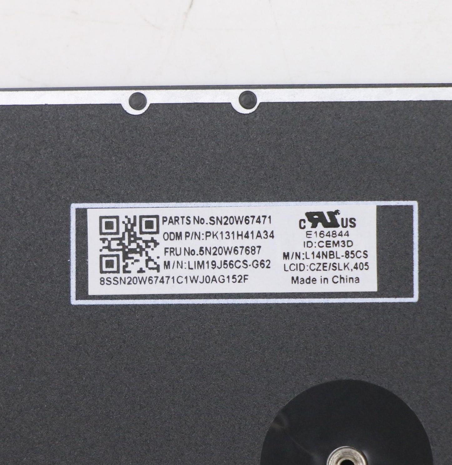 Lenovo Keyboard, Internal - 5N20W67687