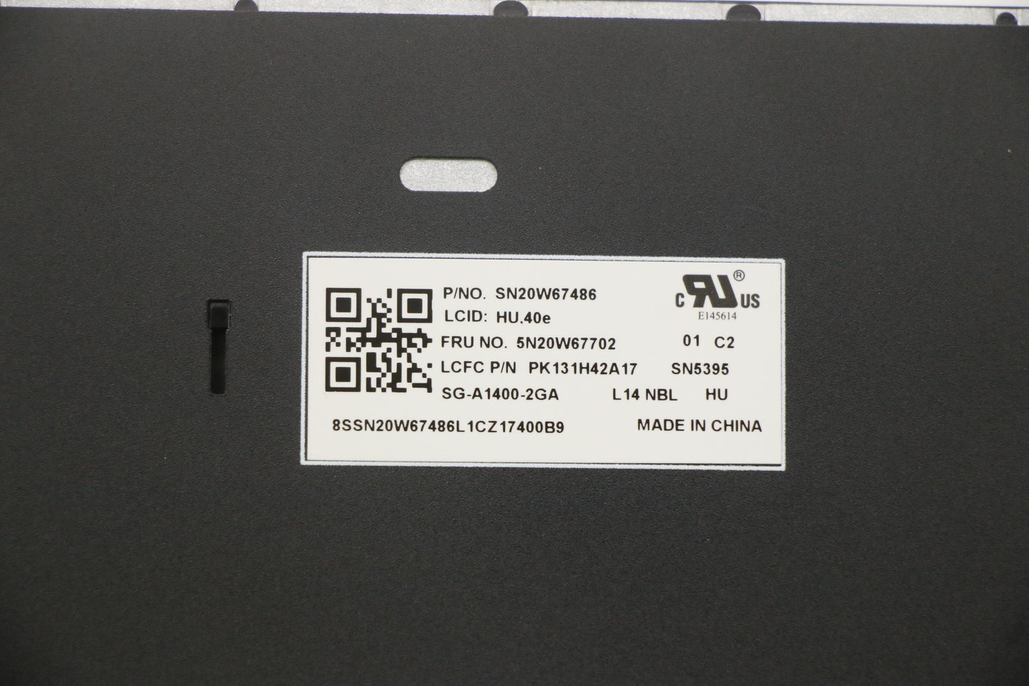 Lenovo Keyboard, Internal - 5N20W67702
