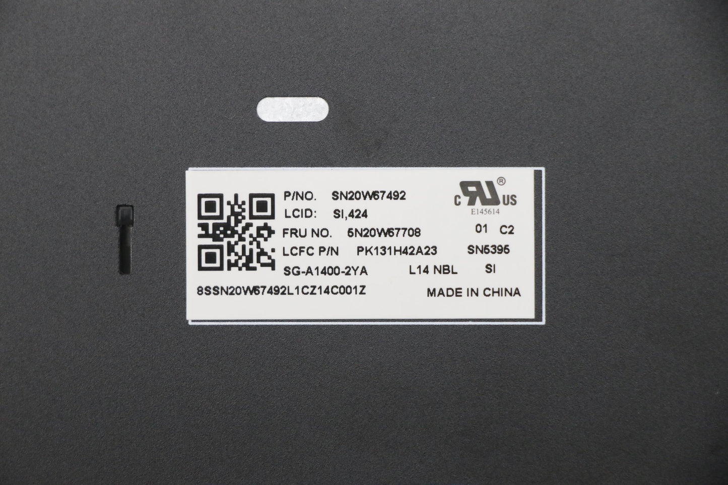 Lenovo Keyboard, Internal - 5N20W67708