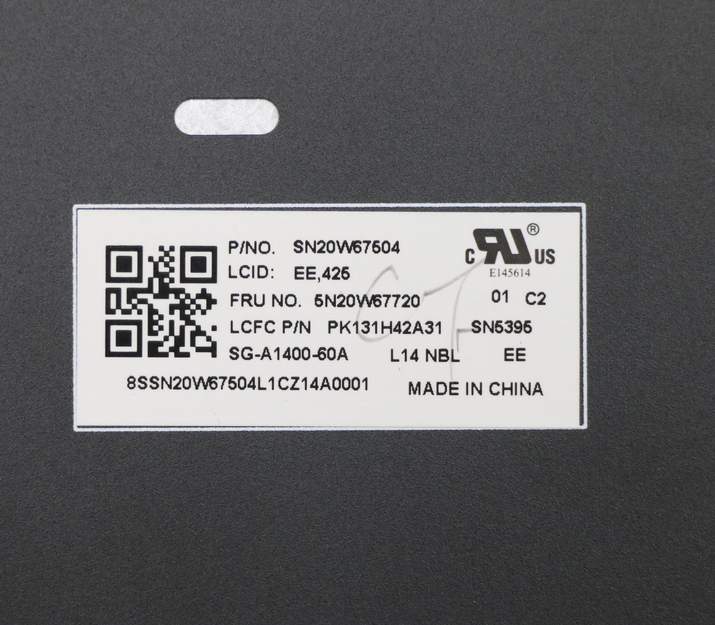Lenovo Keyboard, Internal - 5N20W67720