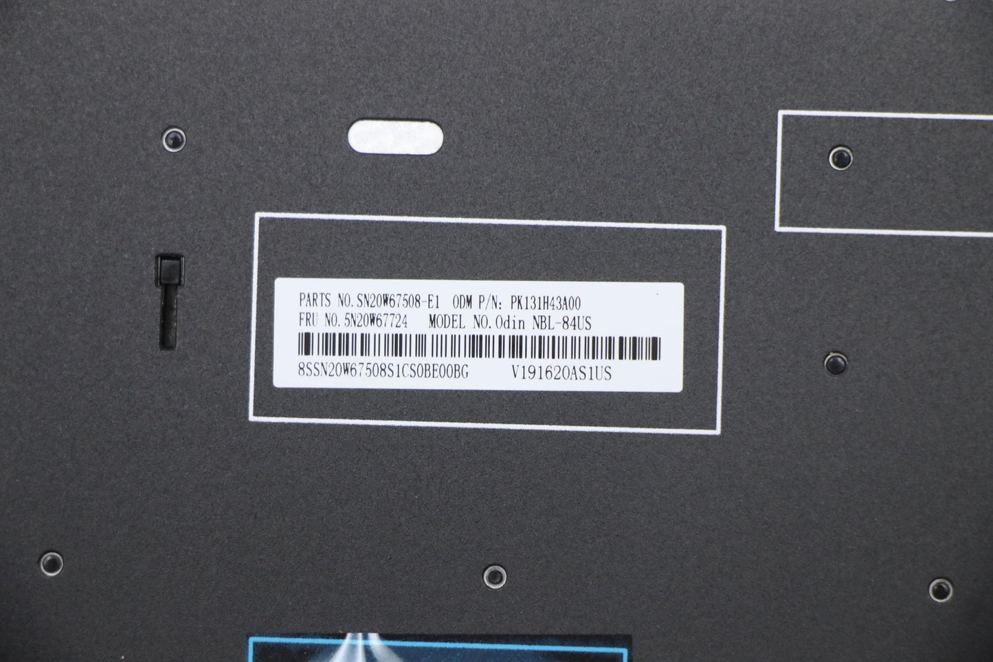 Lenovo USA English Internal Keyboard, Non-Backlit - 5N20W67724