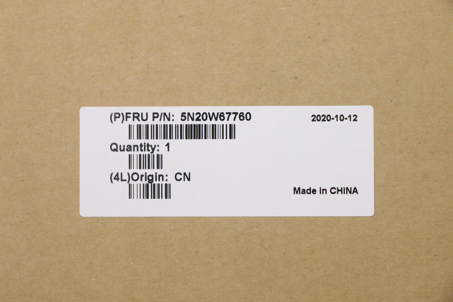 Lenovo - Keyboard, Full, English, Backlit, Black - 5N20W67760