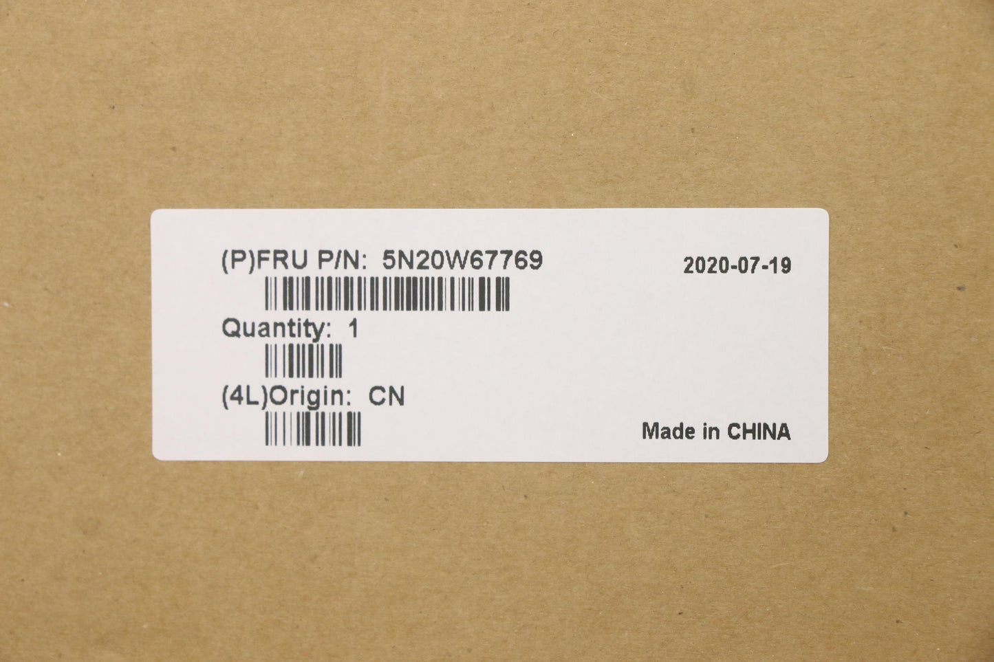 Lenovo Keyboard, Internal - 5N20W67769