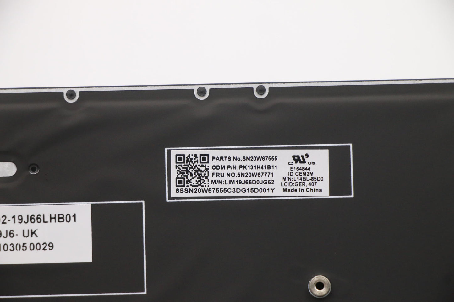 Lenovo Keyboard, Internal - 5N20W67771