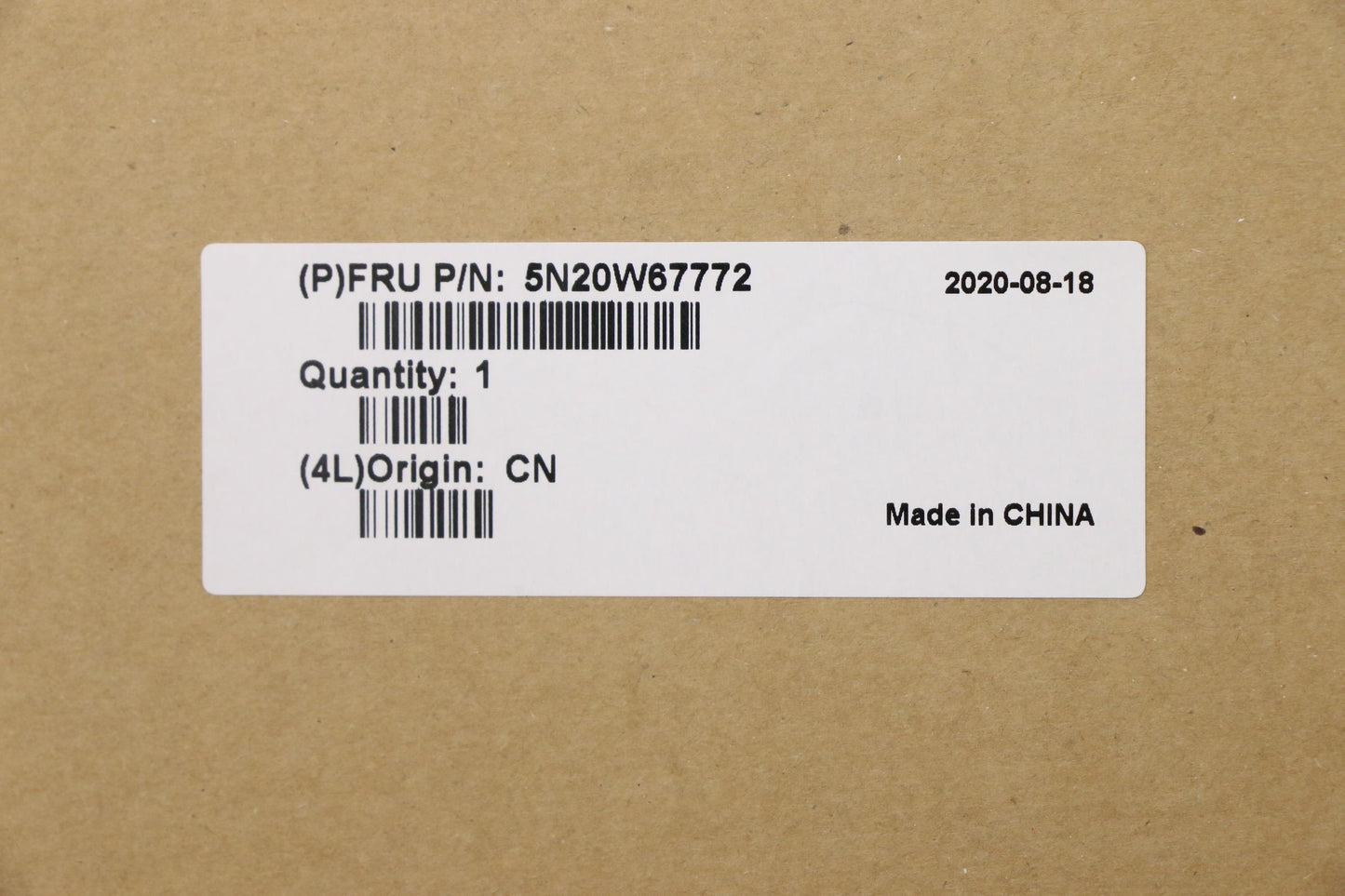 Lenovo Keyboard, Internal - 5N20W67772