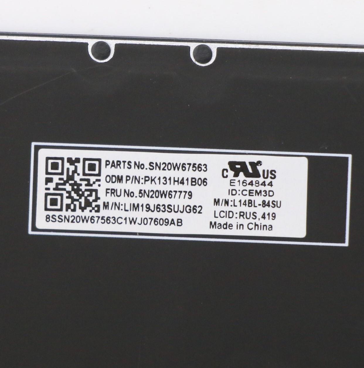 Lenovo Keyboard, Internal - 5N20W67779