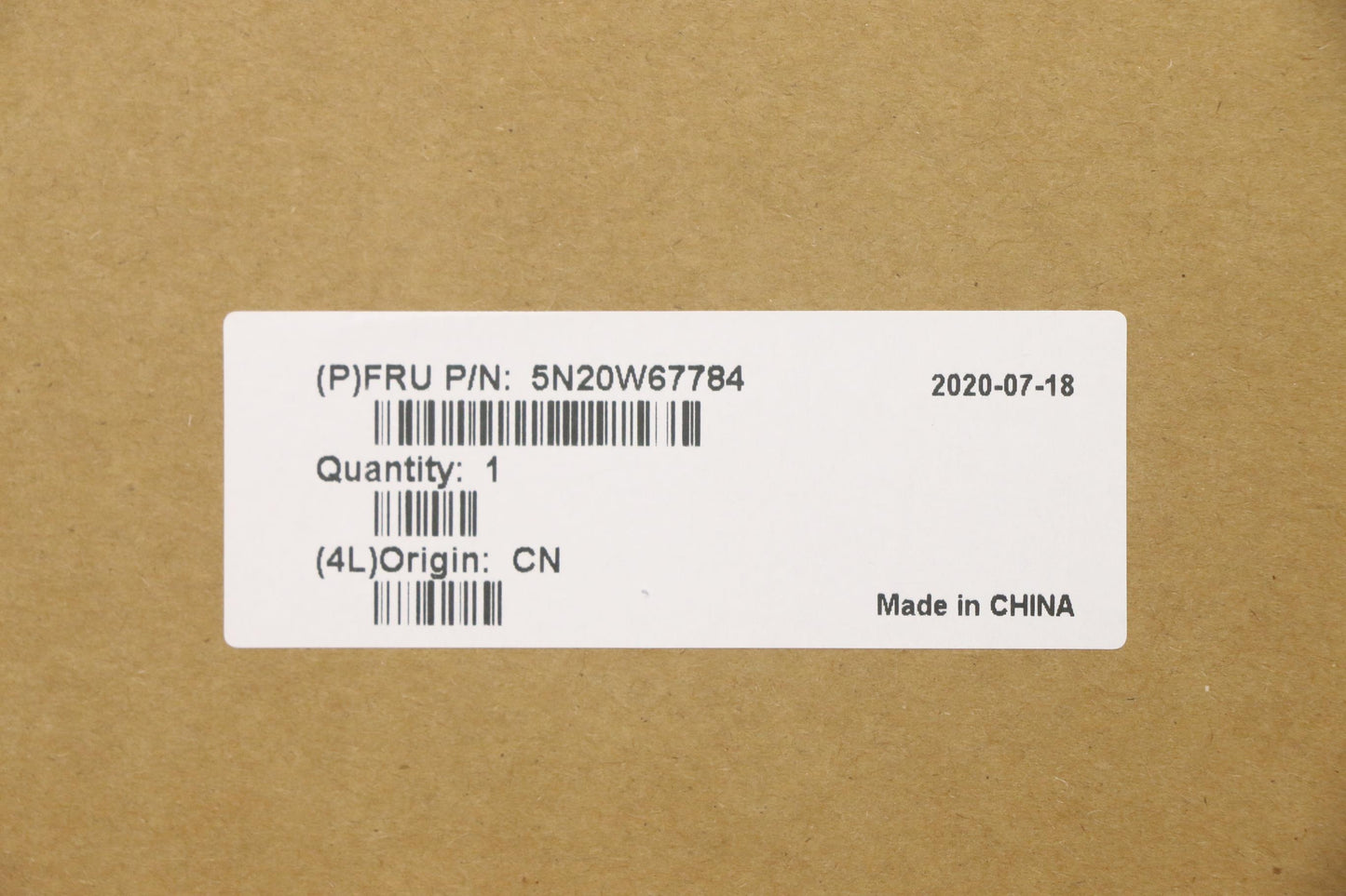 Lenovo Keyboard, Internal - 5N20W67784