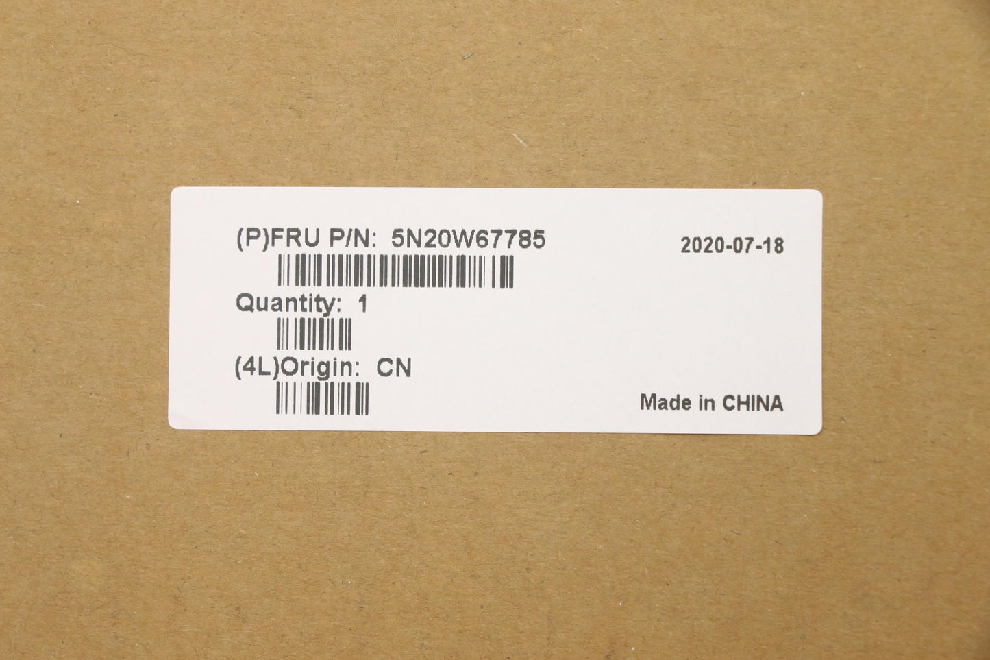 Lenovo Keyboard, Internal - 5N20W67785