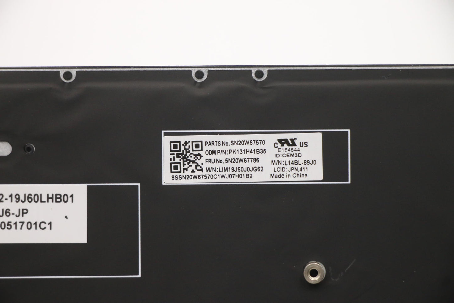 Lenovo Keyboard, Internal - 5N20W67786