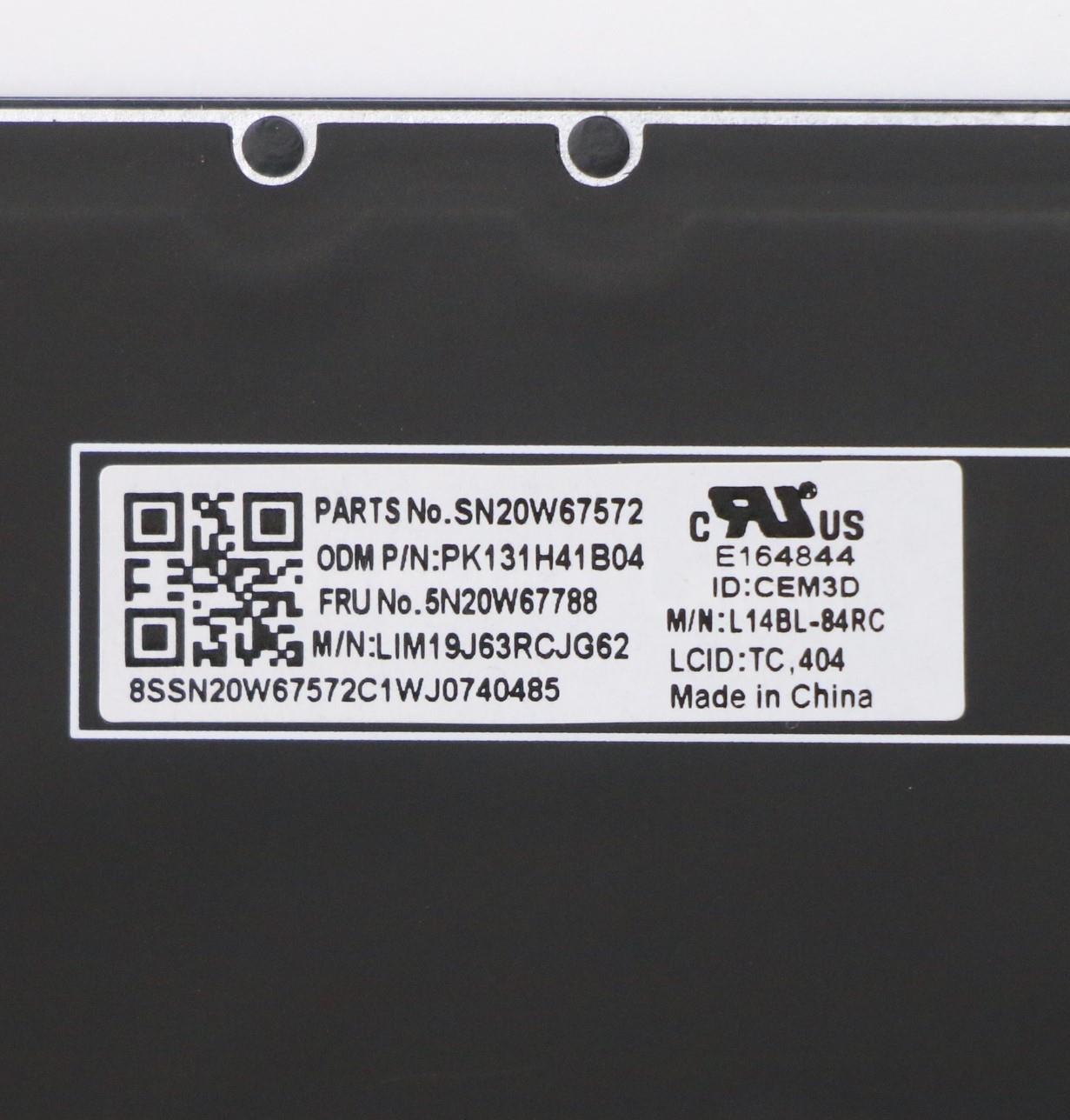 Lenovo Keyboard, Internal - 5N20W67788